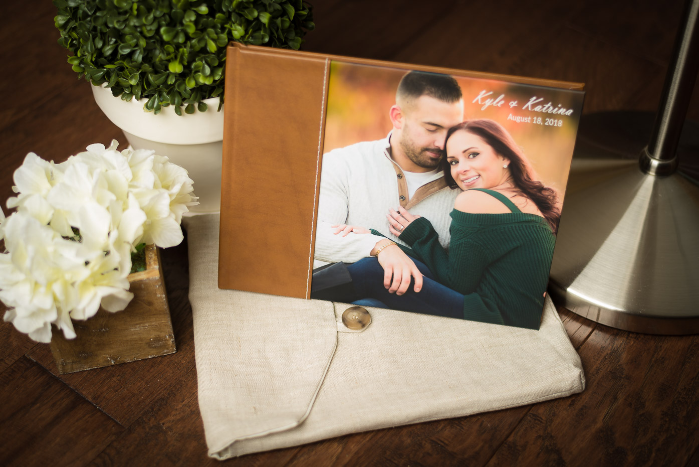 Copy of Guest Sign In Album with Engagement Photos