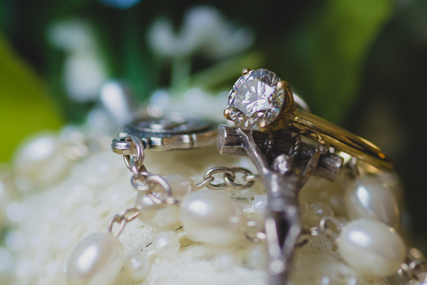 Wedding Ring and Rosary