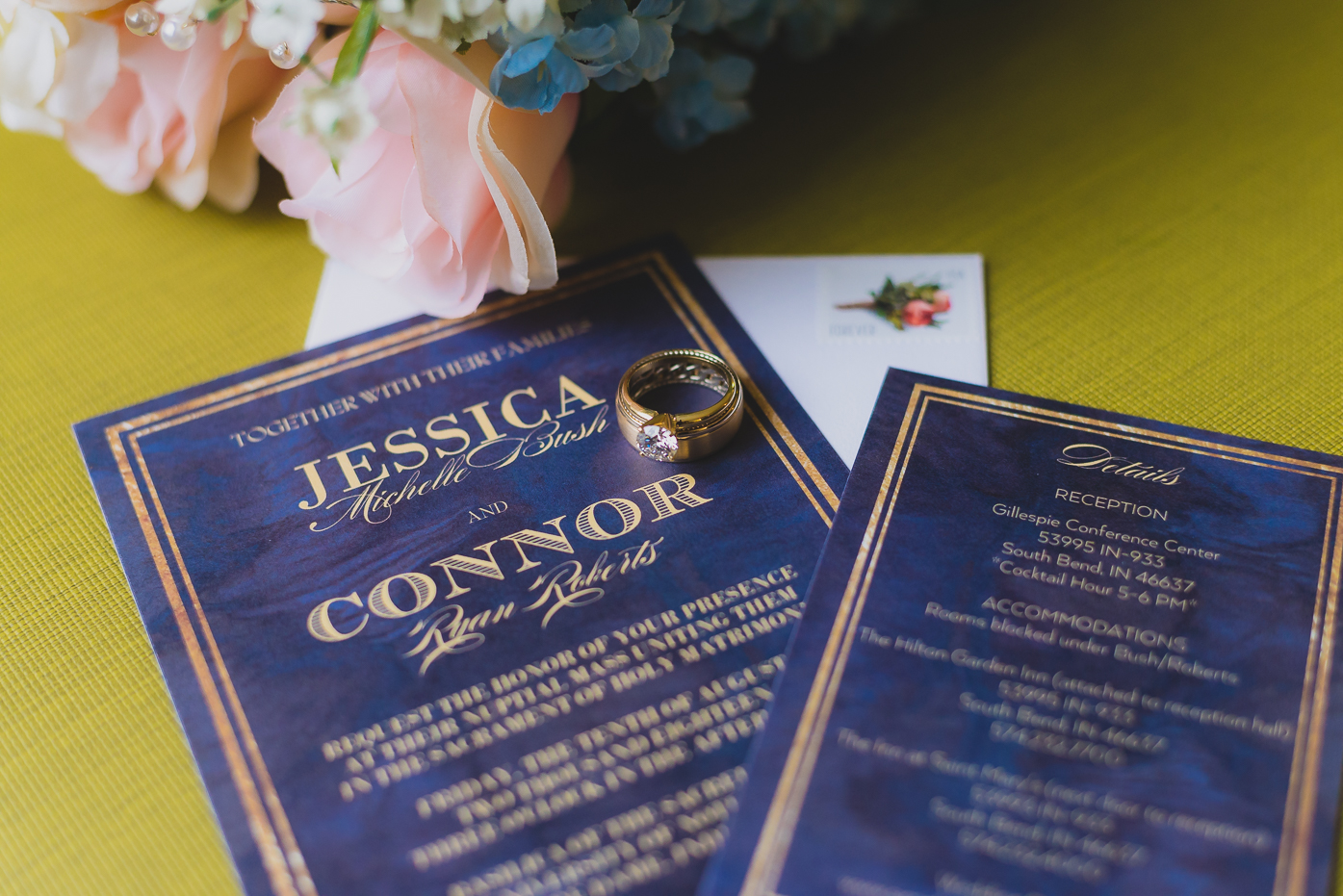 Invitations and rings