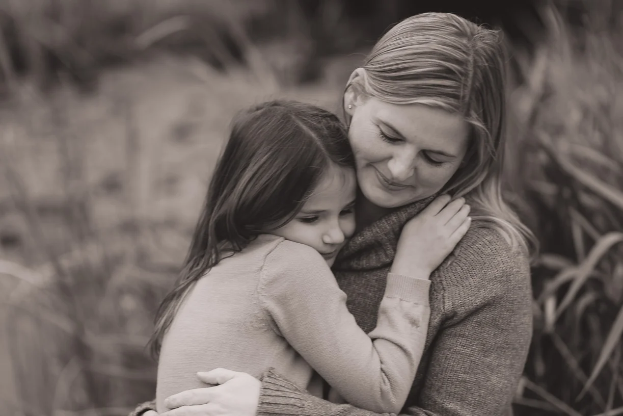 Mother daughter love and affection