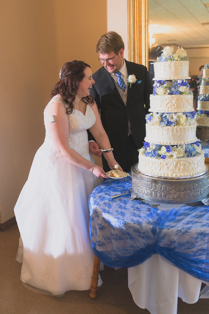 Cake cutting in South Bend