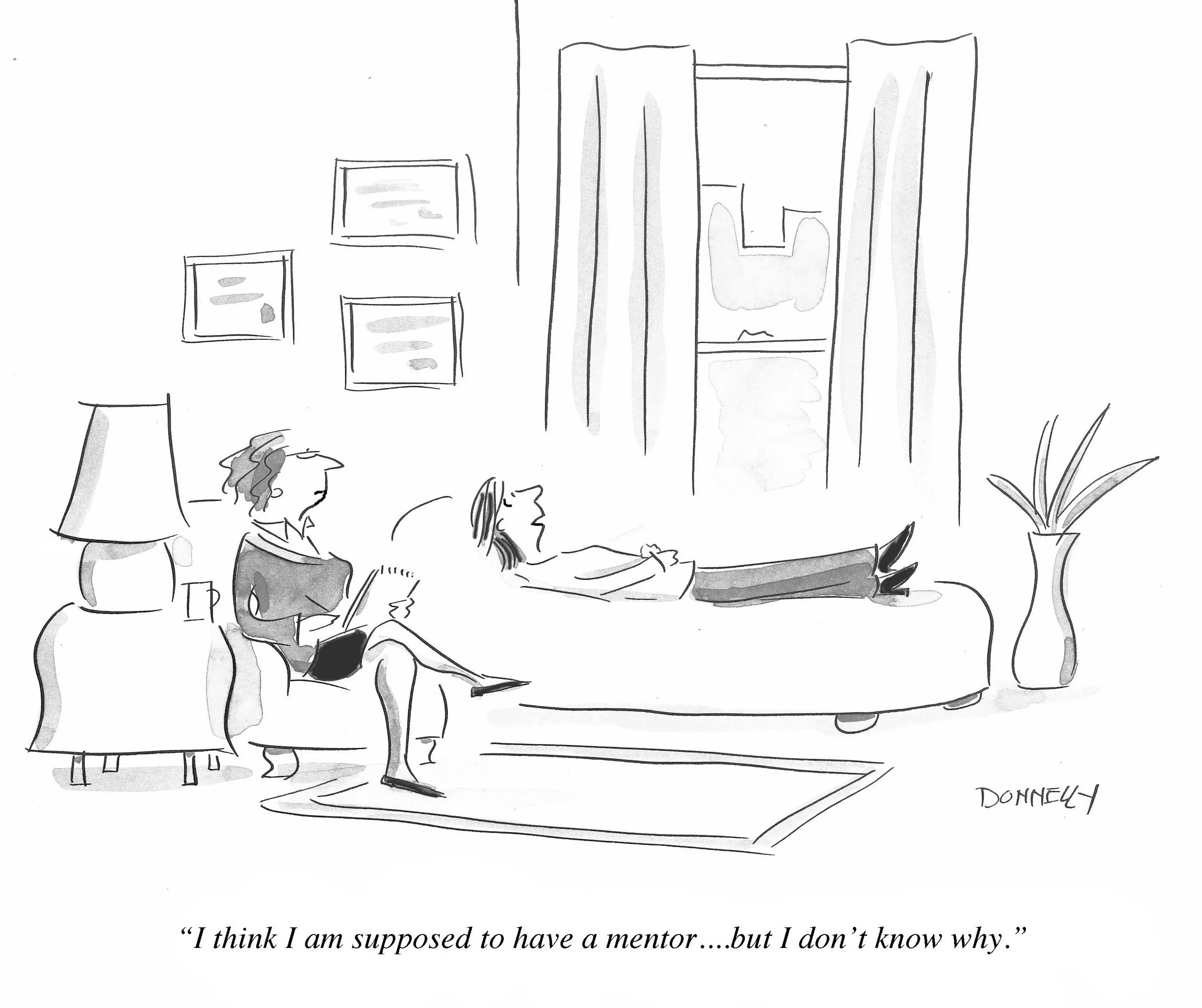 More great mentoring cartoons at this Forbes article . 