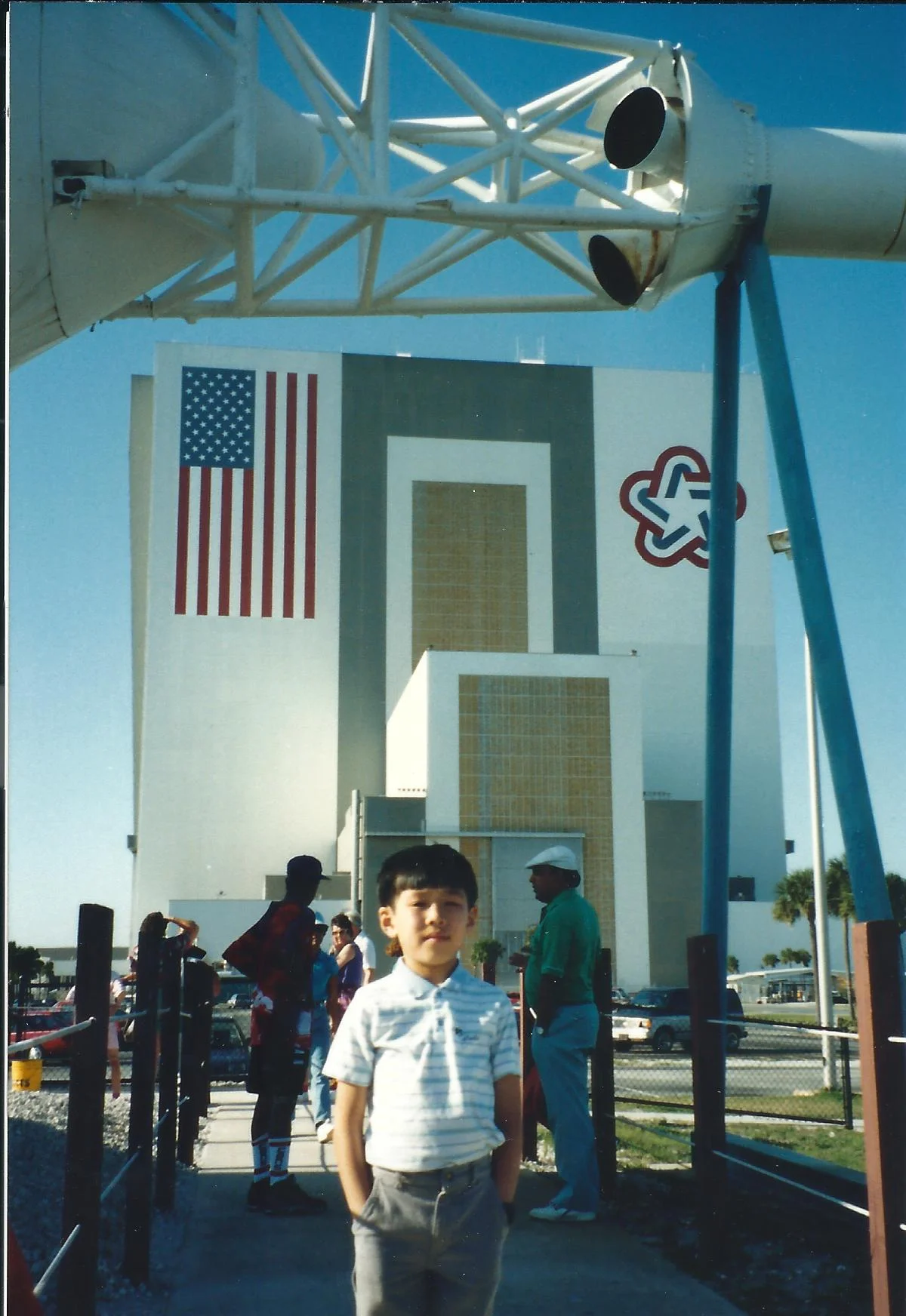 A proud young American.
