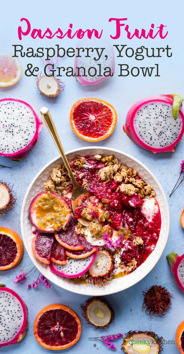 Pink Passion Fruit Yogurt Parfait Bowl — Brooke Lark