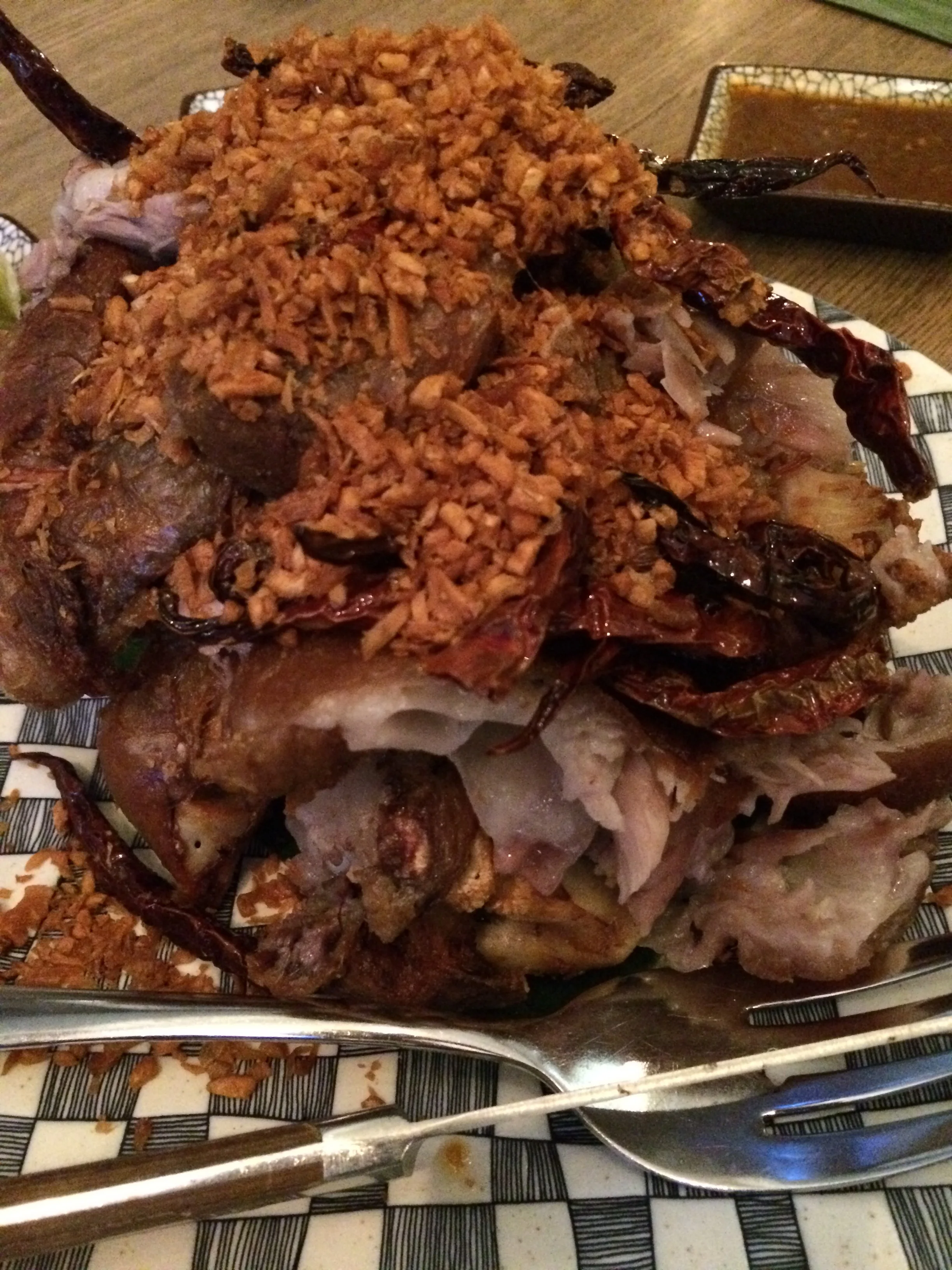 Pata. Yes, it was amazing. Is the photo too big? No. No, it's not.