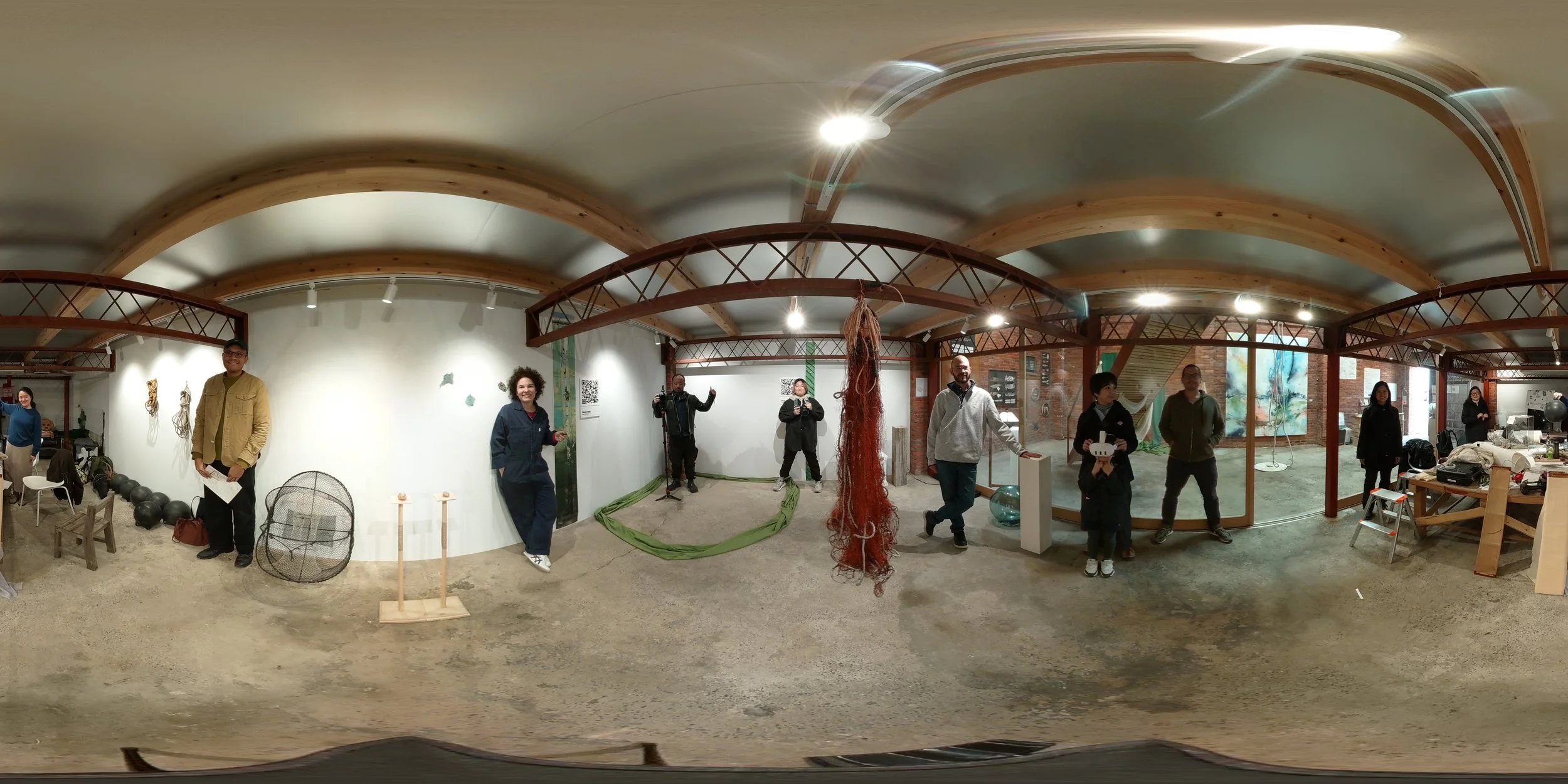 360˚ interior view, exhibition with DOKYU team