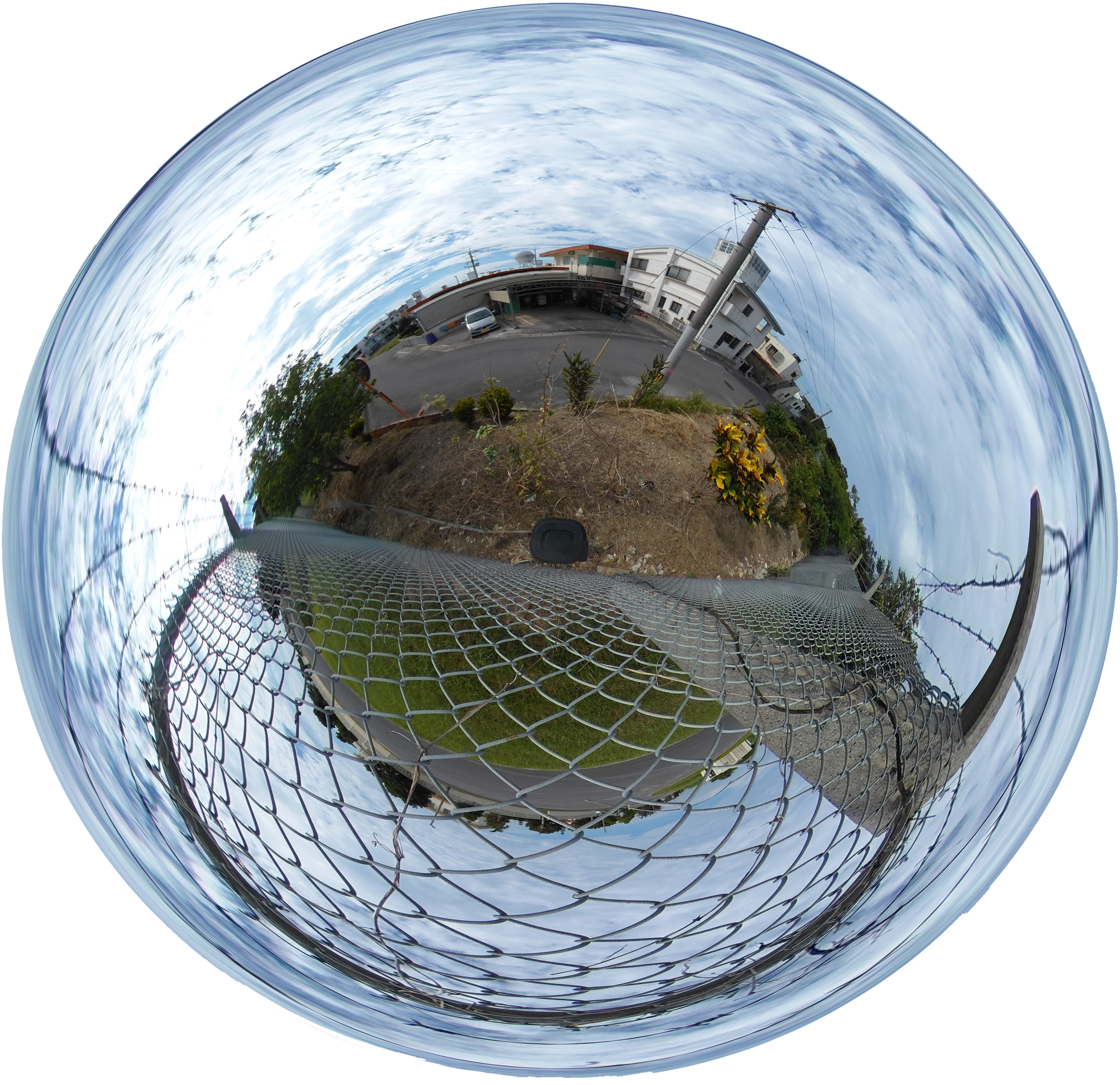 "Feels Like Power" (Okinawa; tiny planet view)