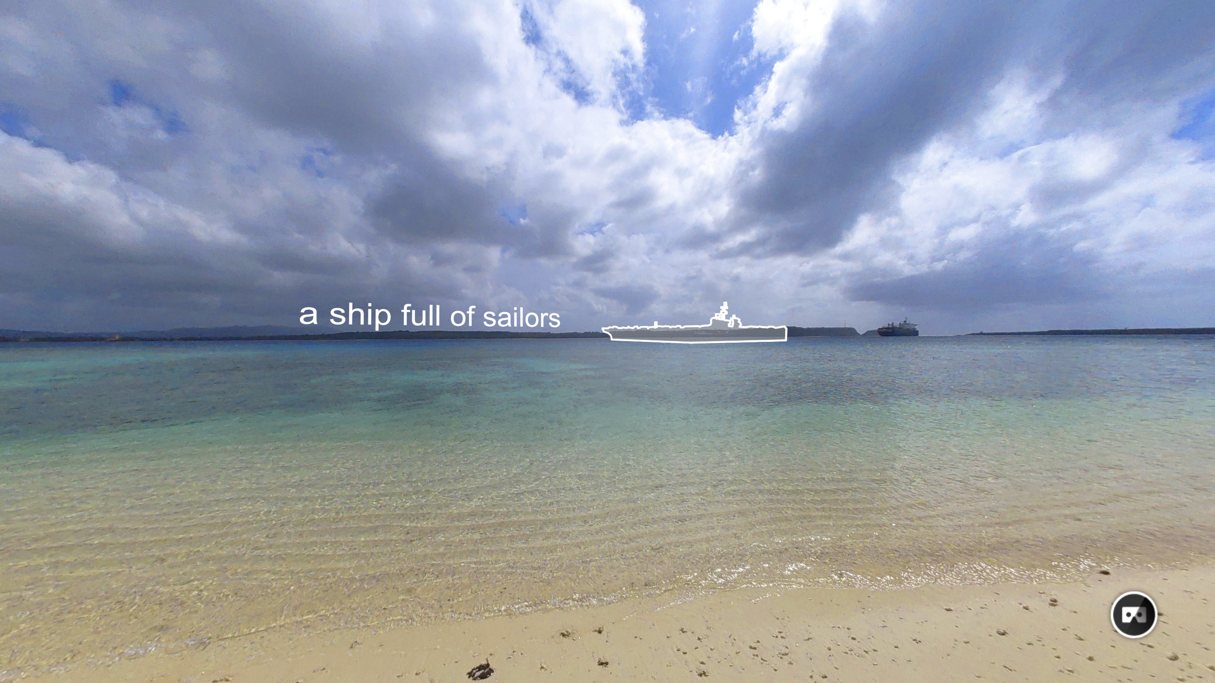 "Ghost Ship" (Guam; 2D desktop view)