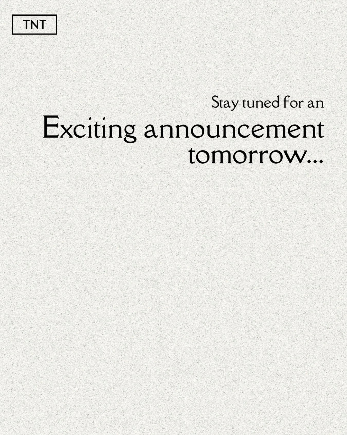 Keep an eye out for an exciting announcement from TNT tomorrow!👀

#tisch #nyu #nyutisch #tischnewtheatre #offbroadway