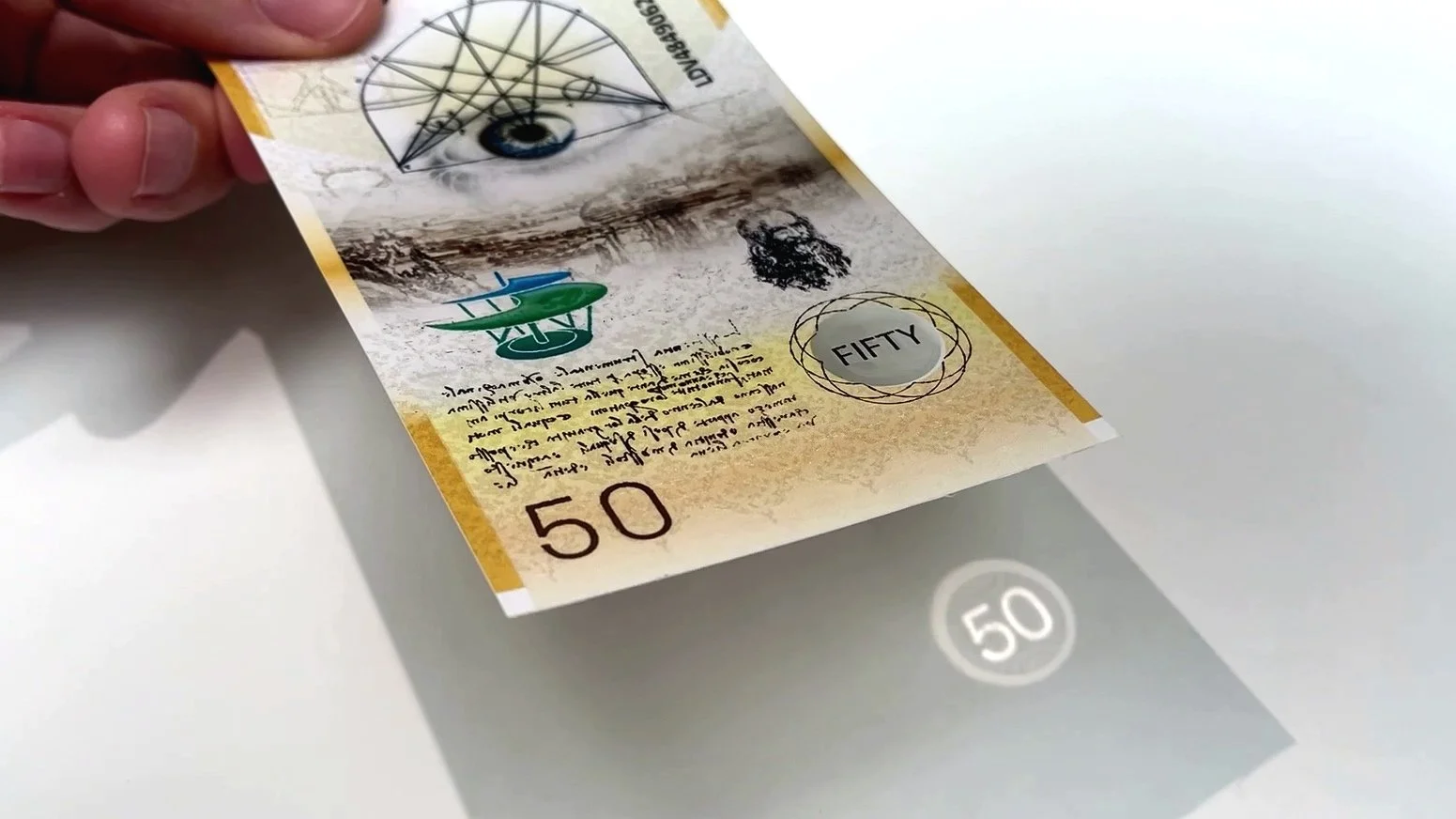 Banknotes with SICPA