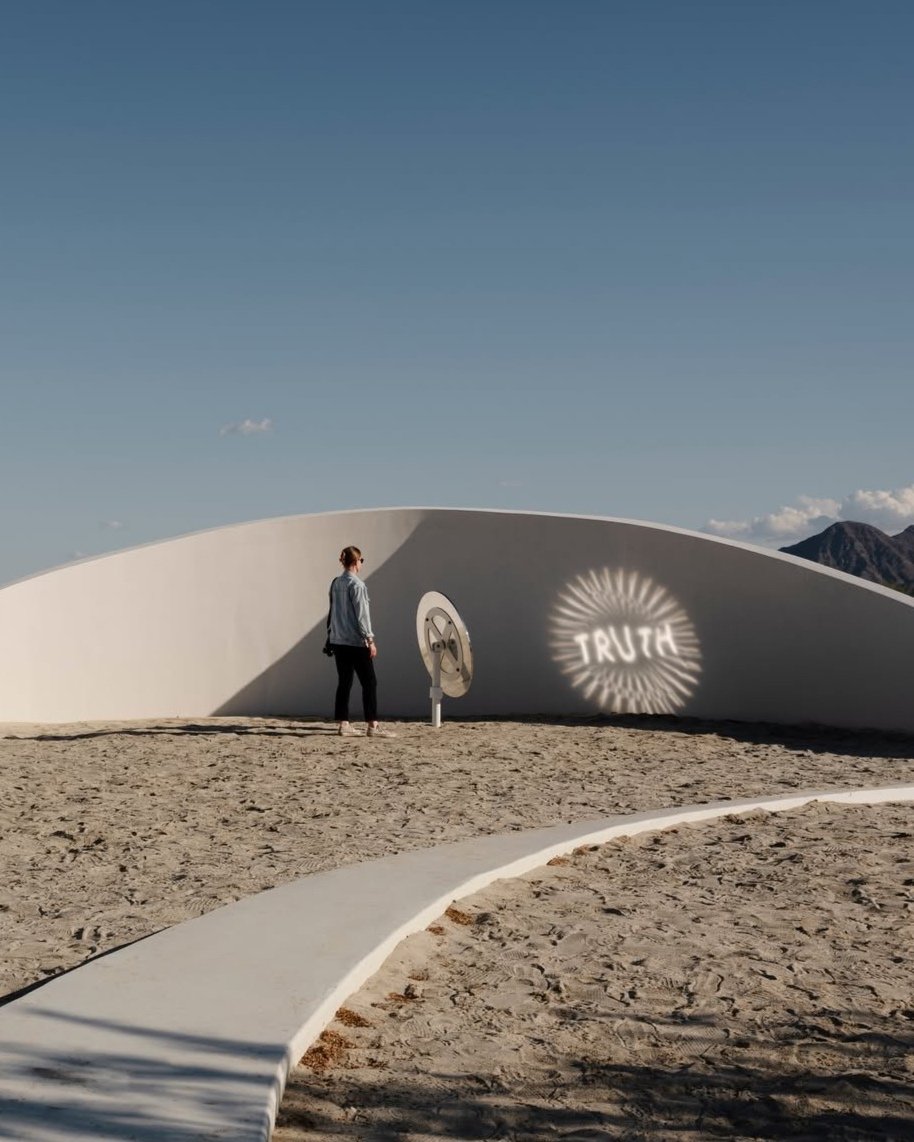 Desert X – Truth Arrives In Slanted Beams