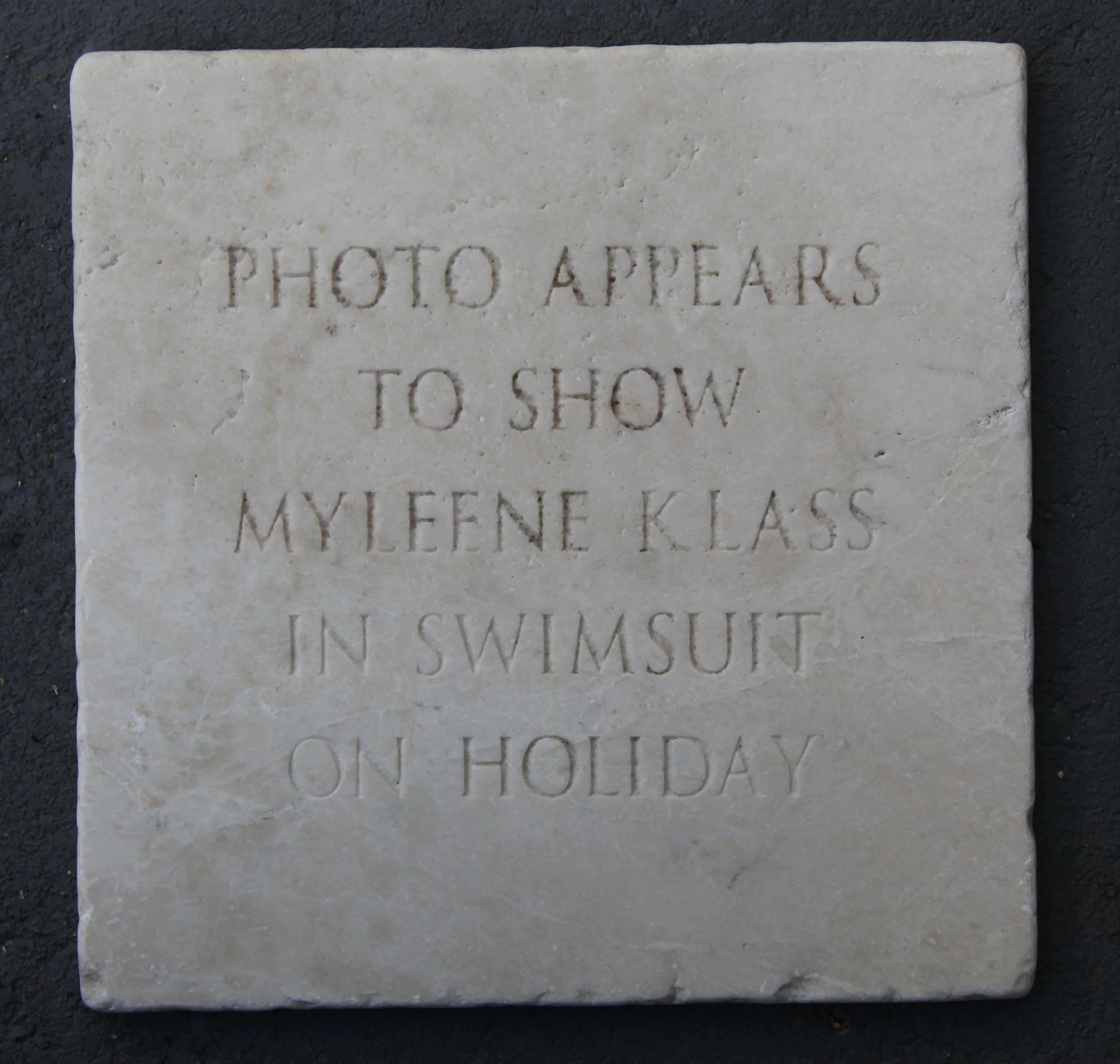 'Myleene Klass' - Celebrities In Stone Series