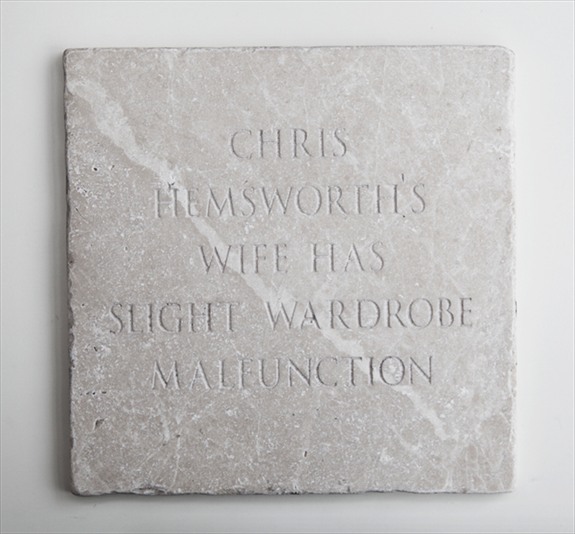 'Chris Hemsworth' - Celebrities In Stone Series