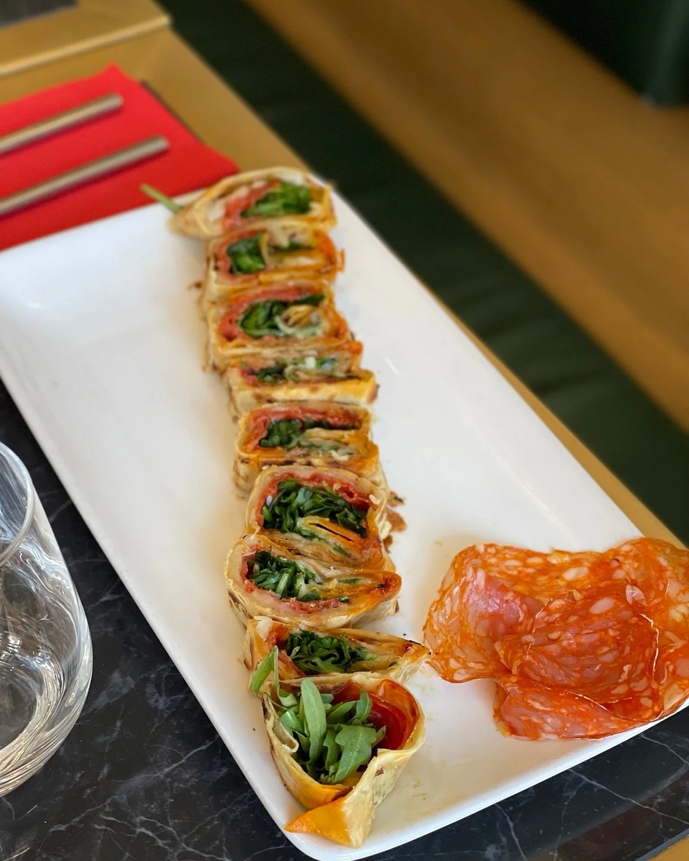 Pour vos soir&eacute;es chaudes, la Piadina Volta l&eacute;g&egrave;rement &eacute;pic&eacute;e !