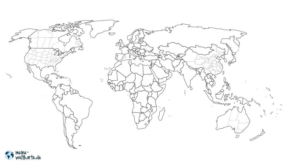 Weltkarte Schablone Ausdrucken - Ausmalbilder und Vorlagen