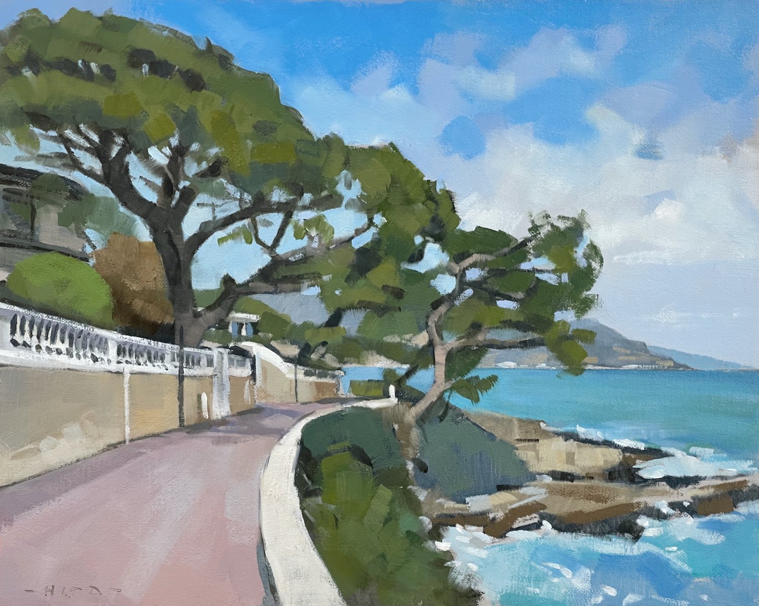 Under the pines, Cap Ferrat