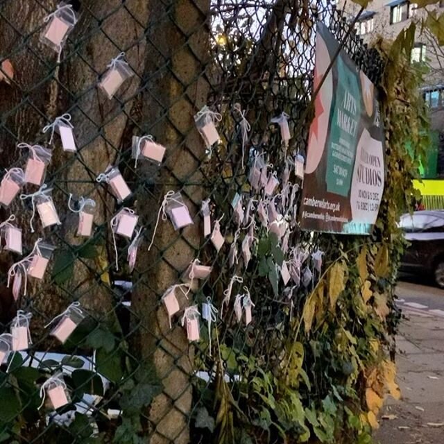 free dreams in the corner of Peckham Rd and Vestry Rd  @thelondonartsboard &bull;  part of my work figments, which you can subscribe to at bit.ly/get-dreams