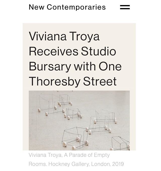 Super excited to share this! I can&rsquo;t wait to start a new year of unknown works at OTS 🖤 thanks to @newcontemps and @1thoresbystreet for this amazing opportunity
