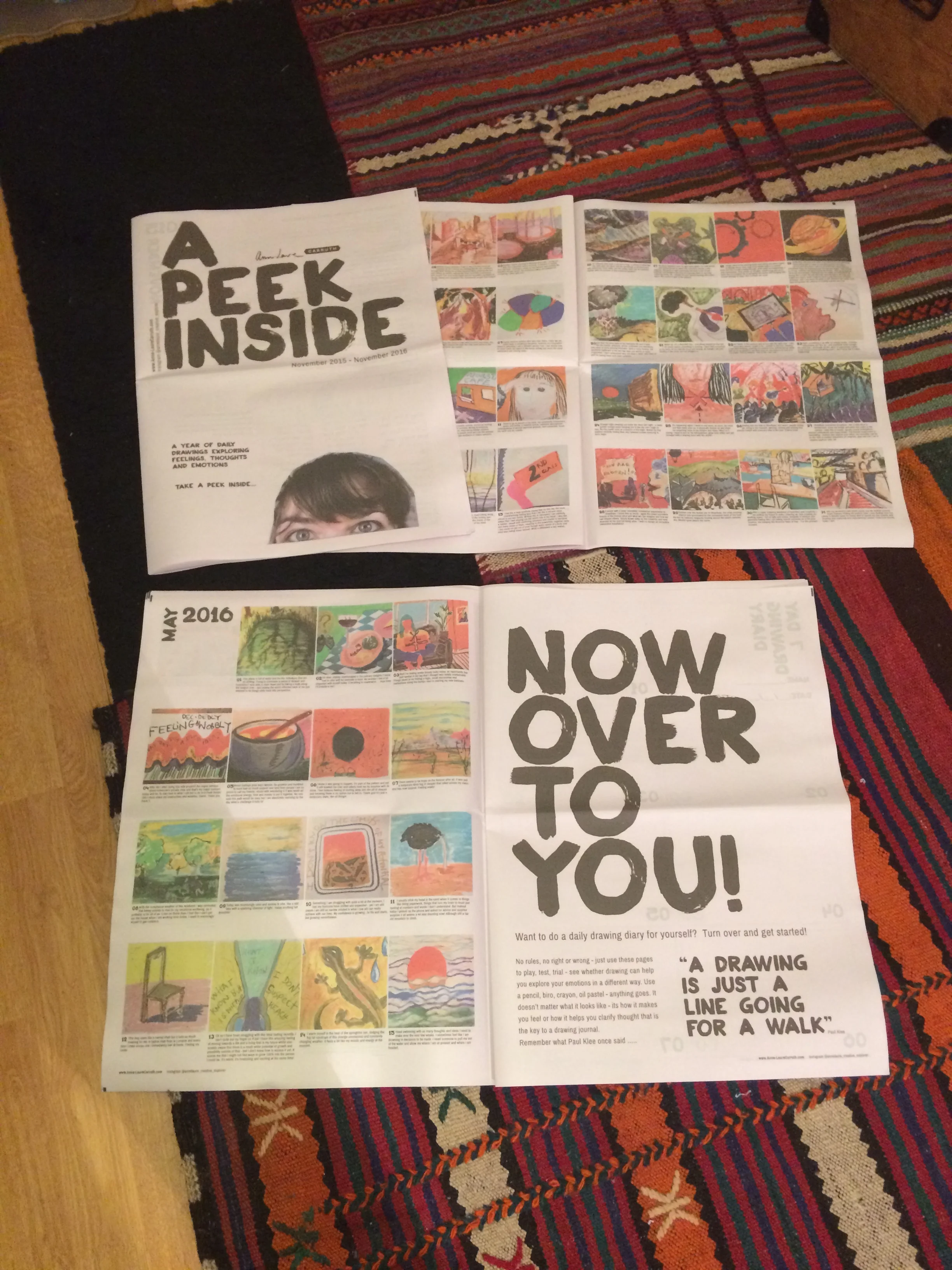 A Peek Inside Newspaper 