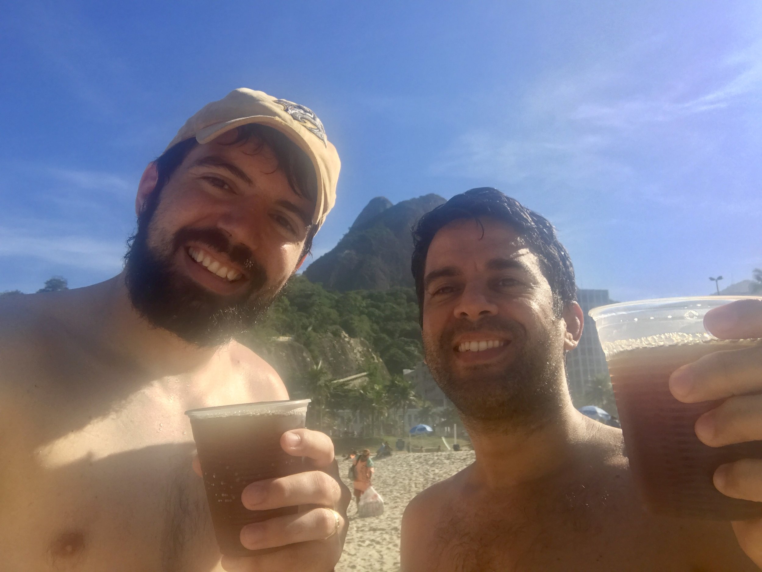 The classic drink on the beach in Rio - Matte!