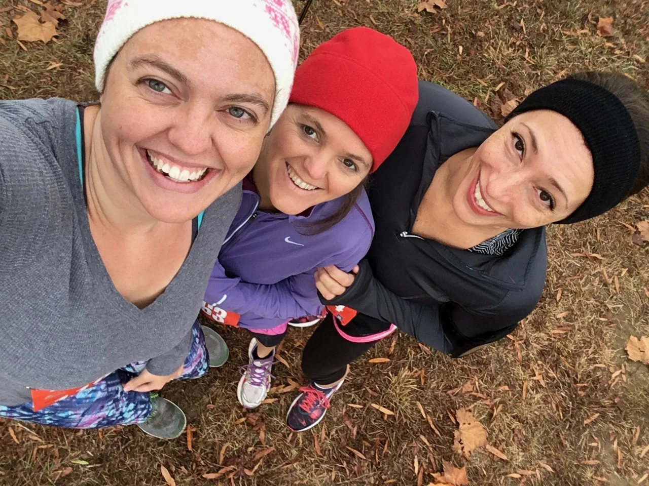 Me and my training partners the morning of our 1/2 marathon!