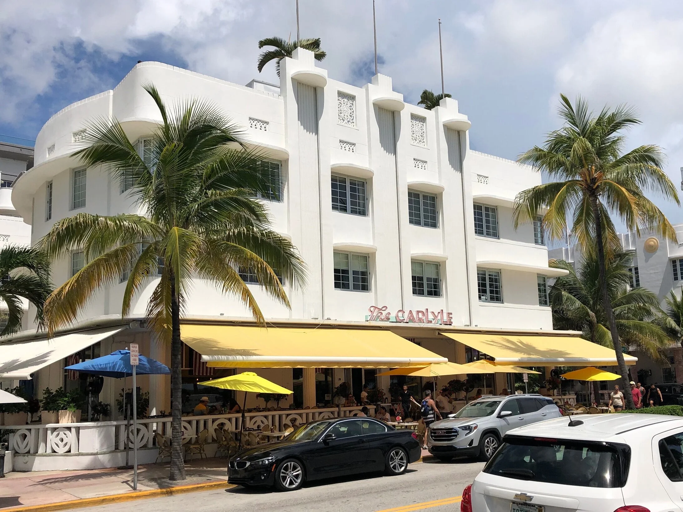 Finished in 1941, The Carlyle is quintessential Miami Beach deco. Its iconic facade is a beautiful example of the Art Deco rule of thirds, and it’s been the backdrop for many classic Miami-based films including Scarface , The Birdcage , and Bad Boys .
