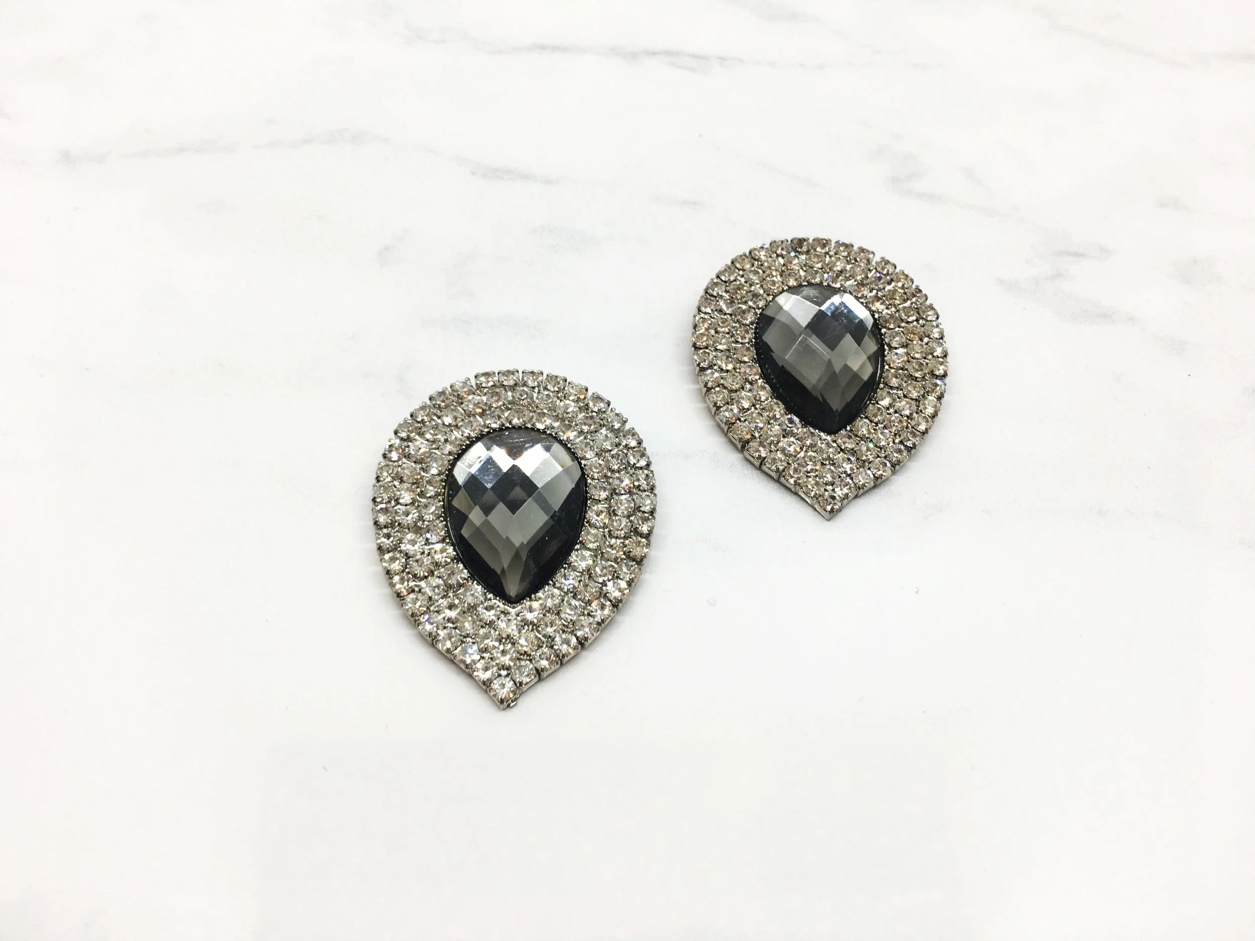 Bijoux à souliers- goutte diamant