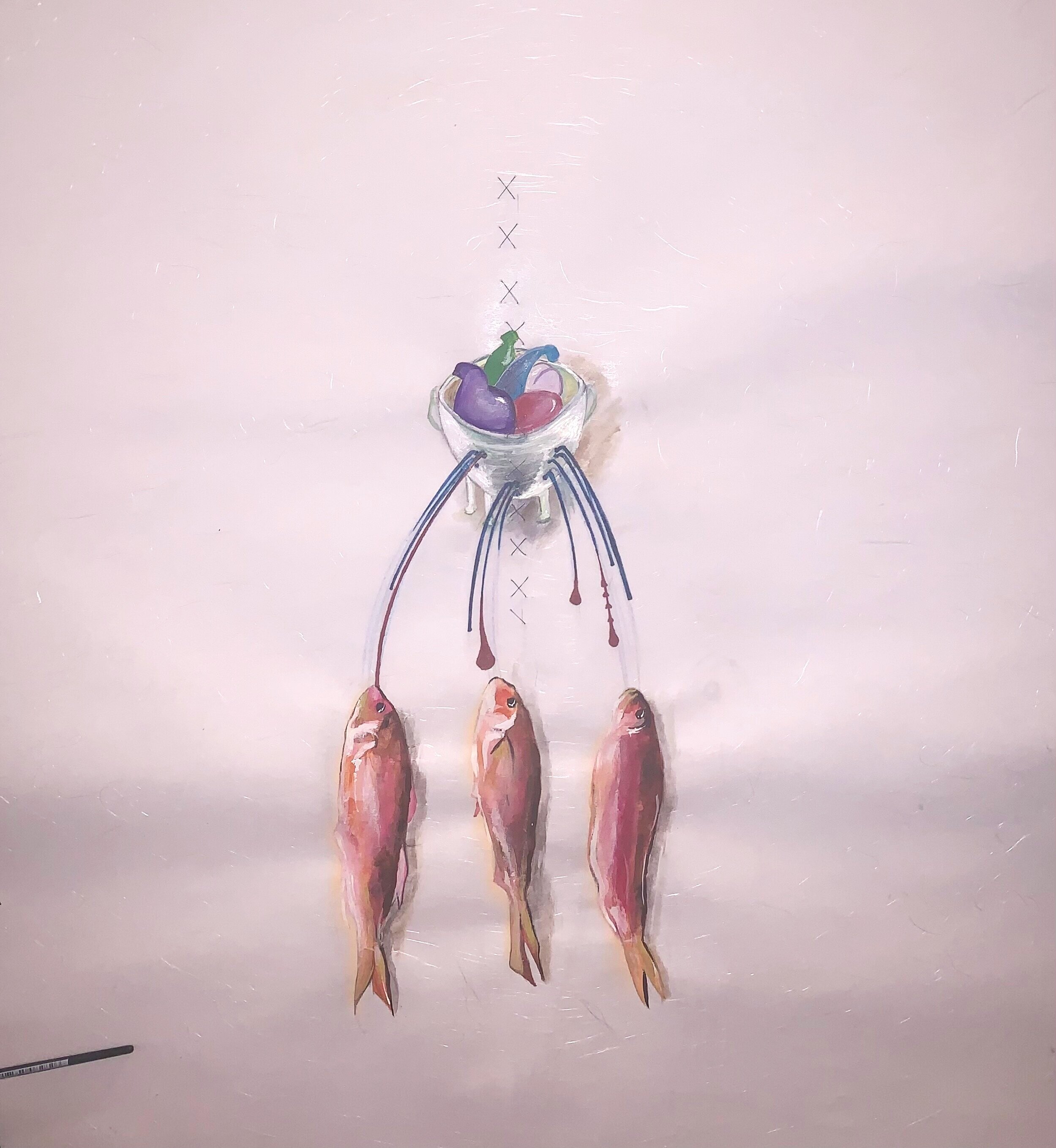 Fish Drinking (64x64)