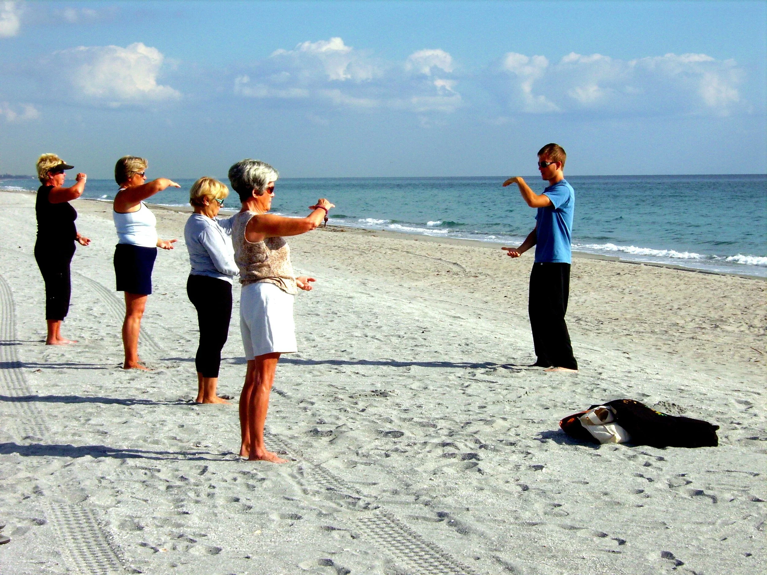 Sifu Falko teaching a class in Florida