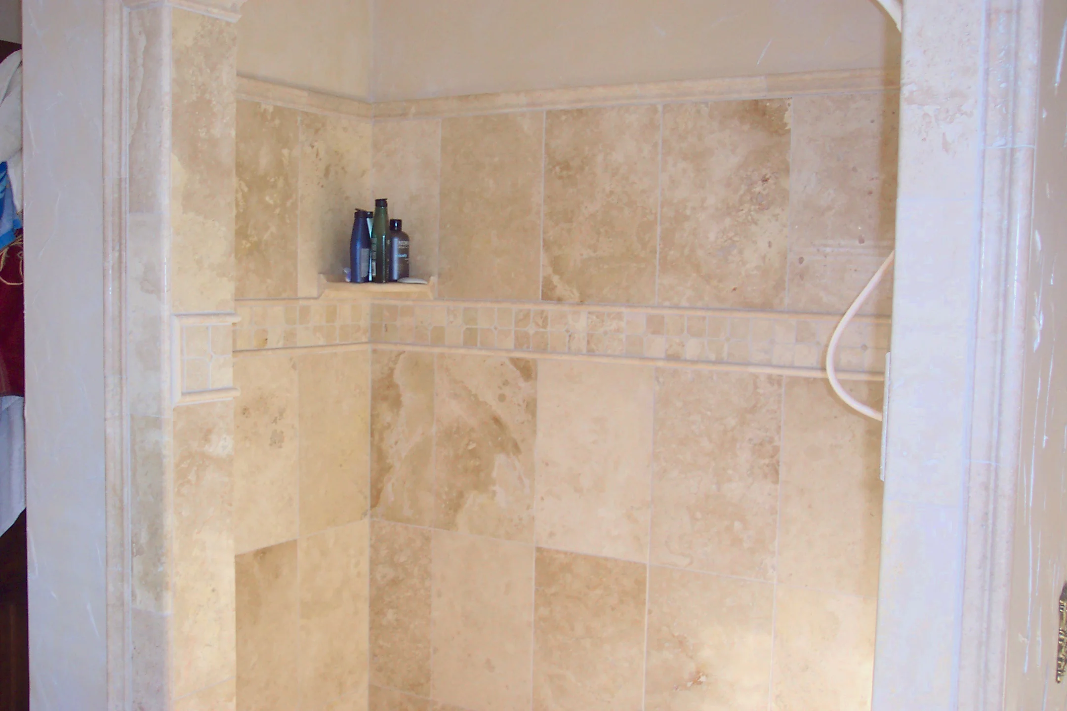 Decorative Stripe Shower Tile