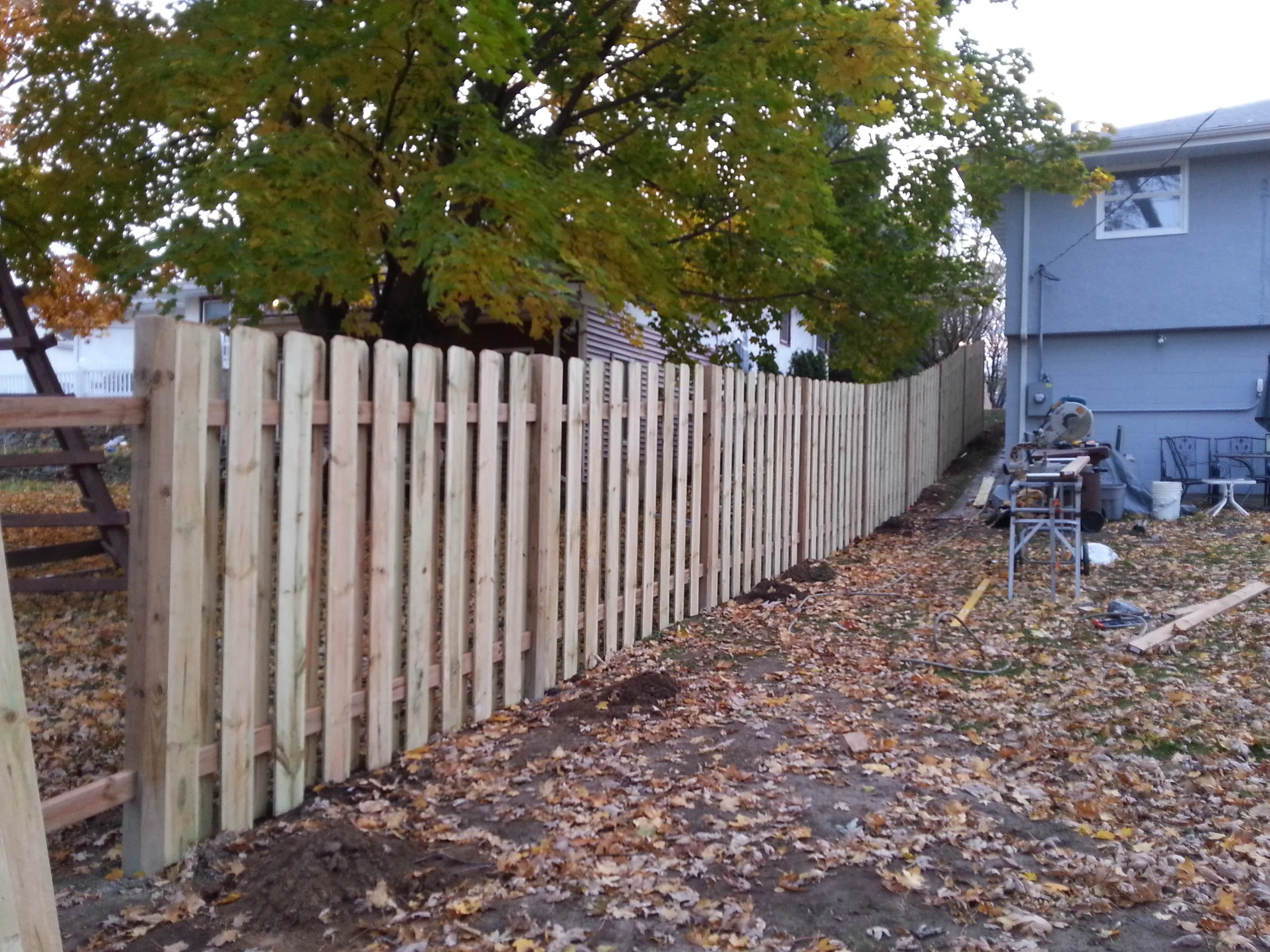 Fence Mid-Construction