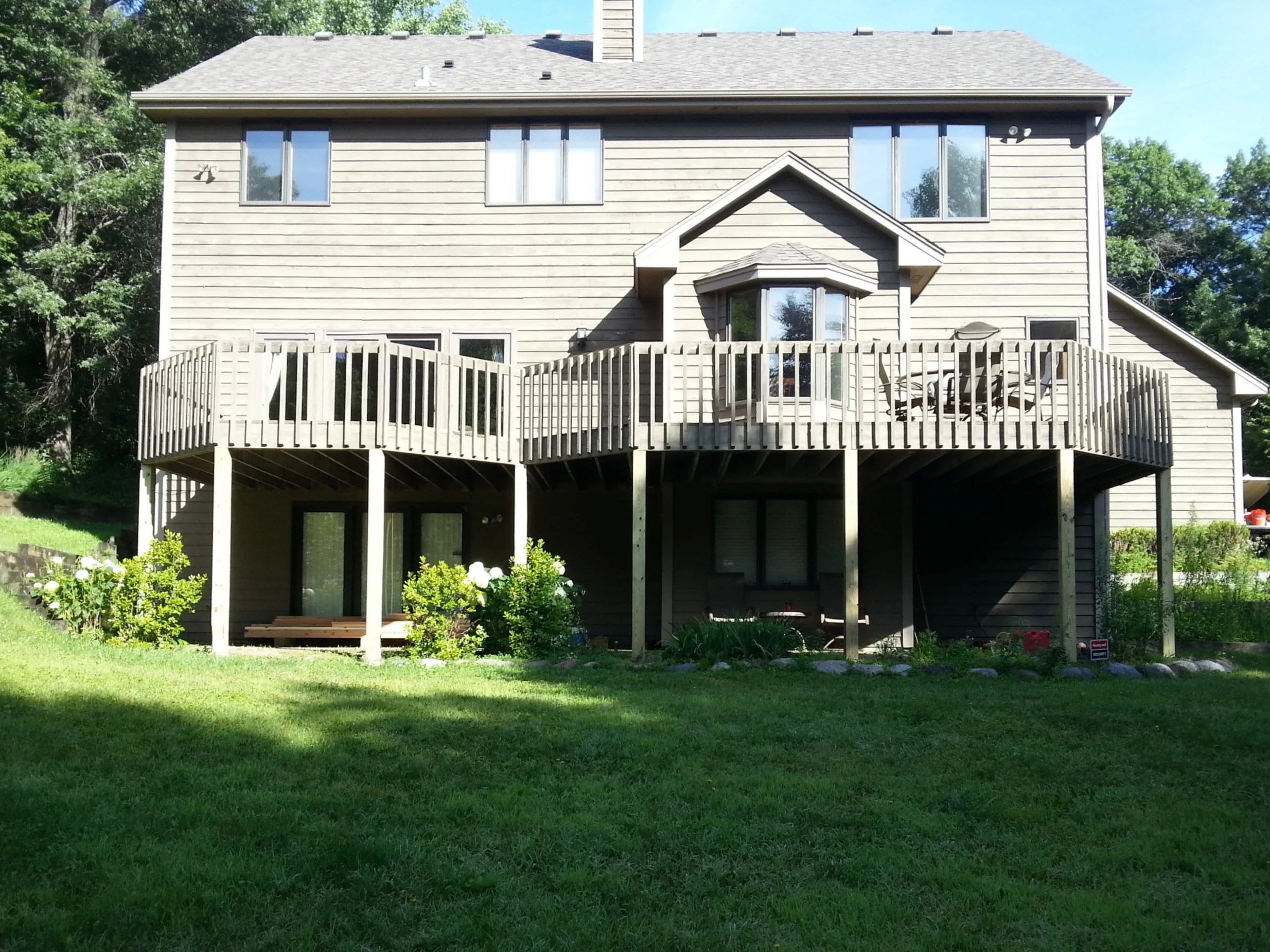 Deck Support Repair