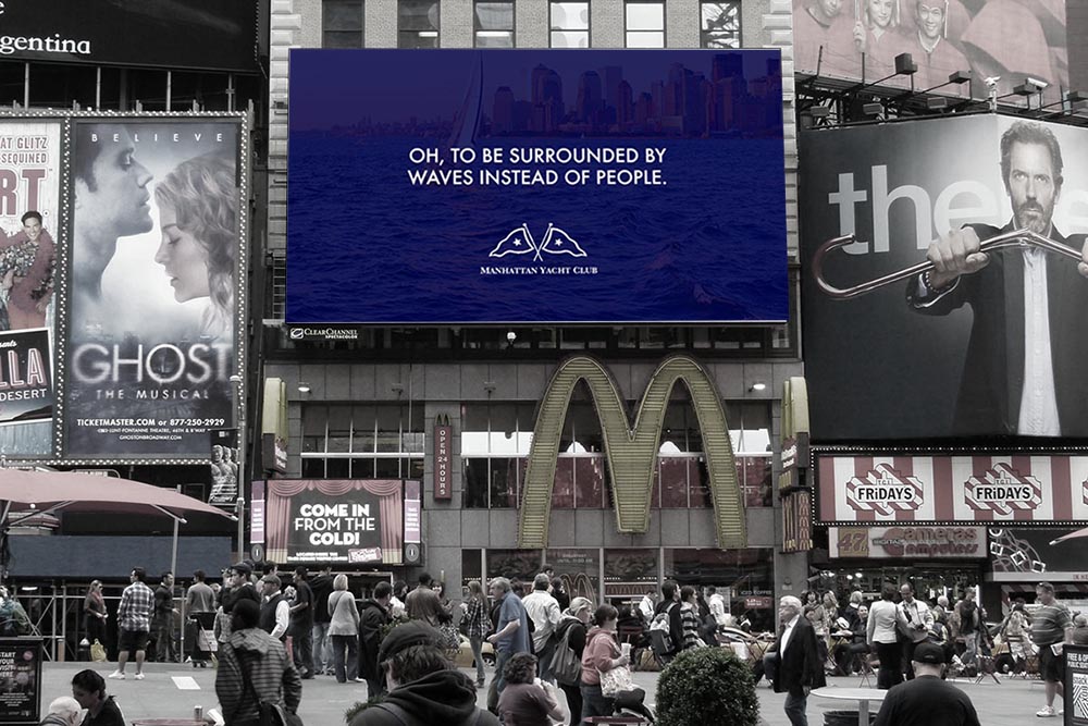 Download Times Square Billboard Mockup Free Premium Vector Download