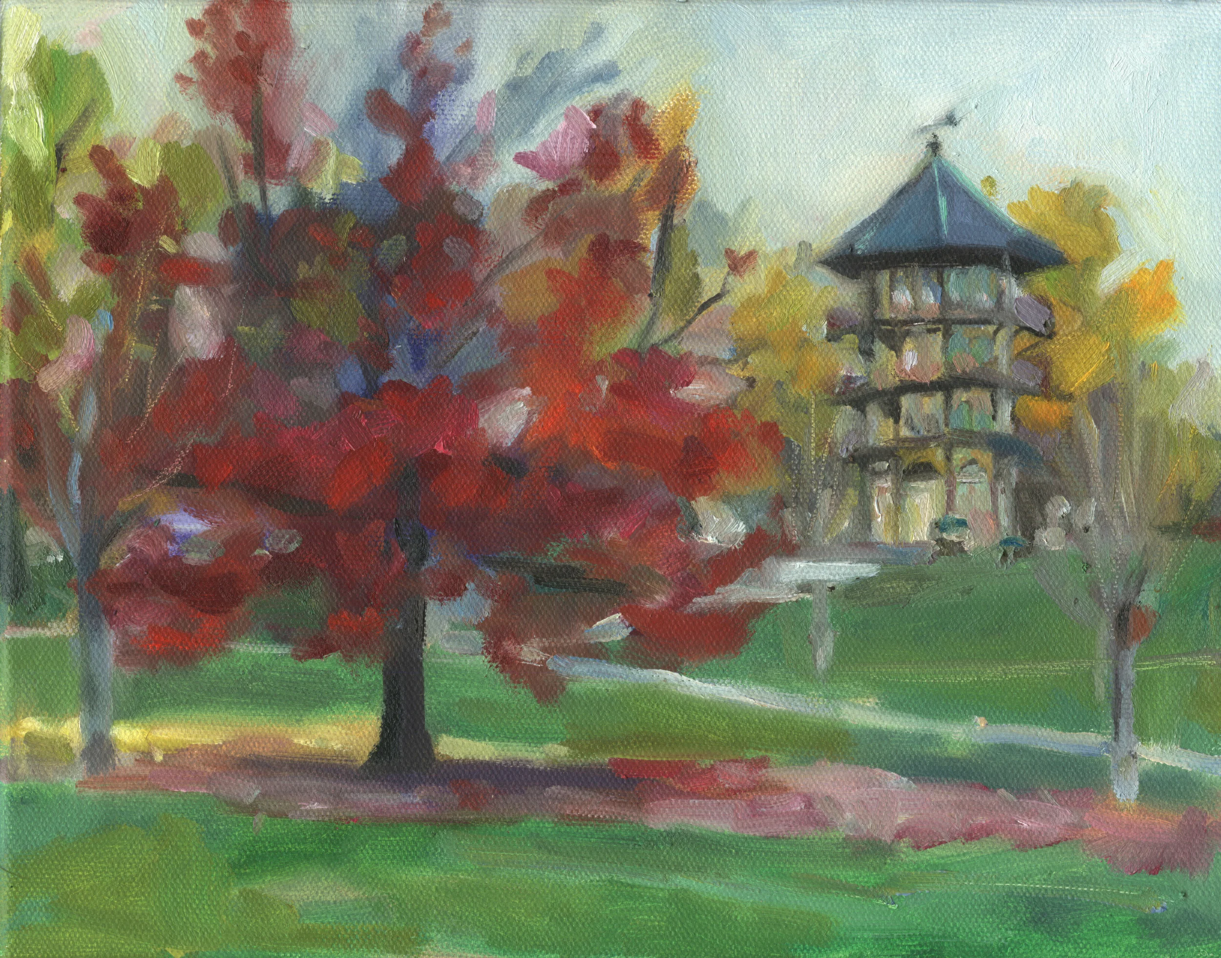 Pagoda in Autumn