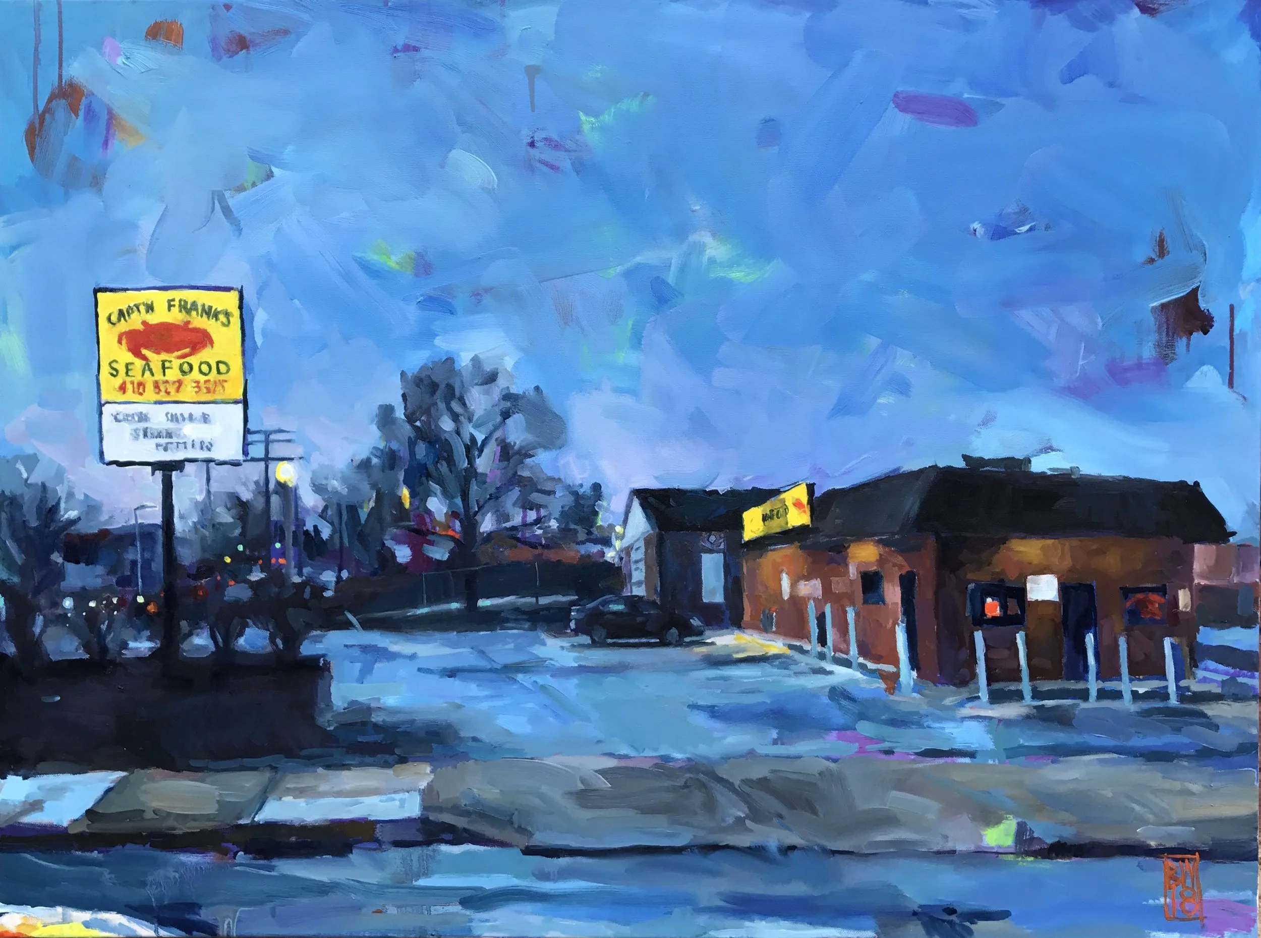 Lonely Parking Lot: Capt'n Frank's Seafood