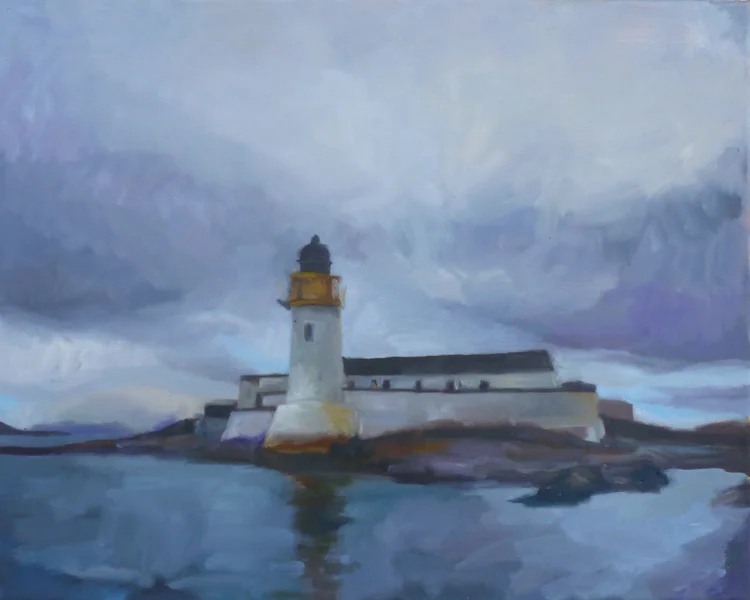 "Light House" from my Scotland series, oil on canvas 2012 sold