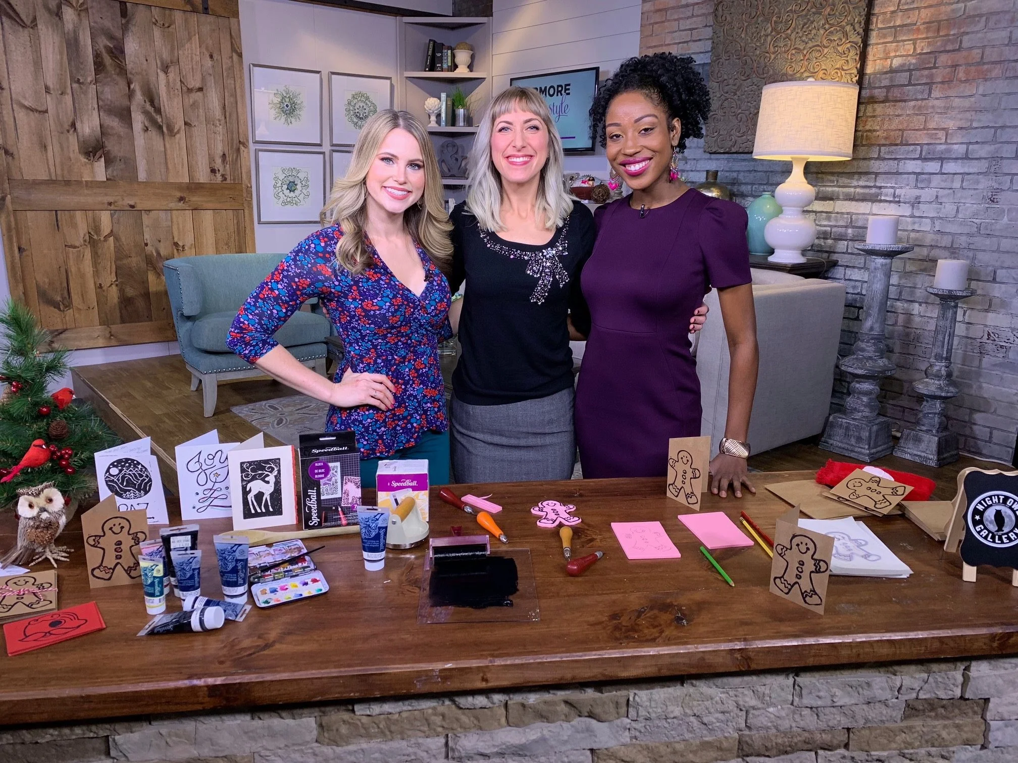 Bmore Lifestyle November 2018 left to right: Christina Denny, Beth-Ann Wilson, Chardelle Moore