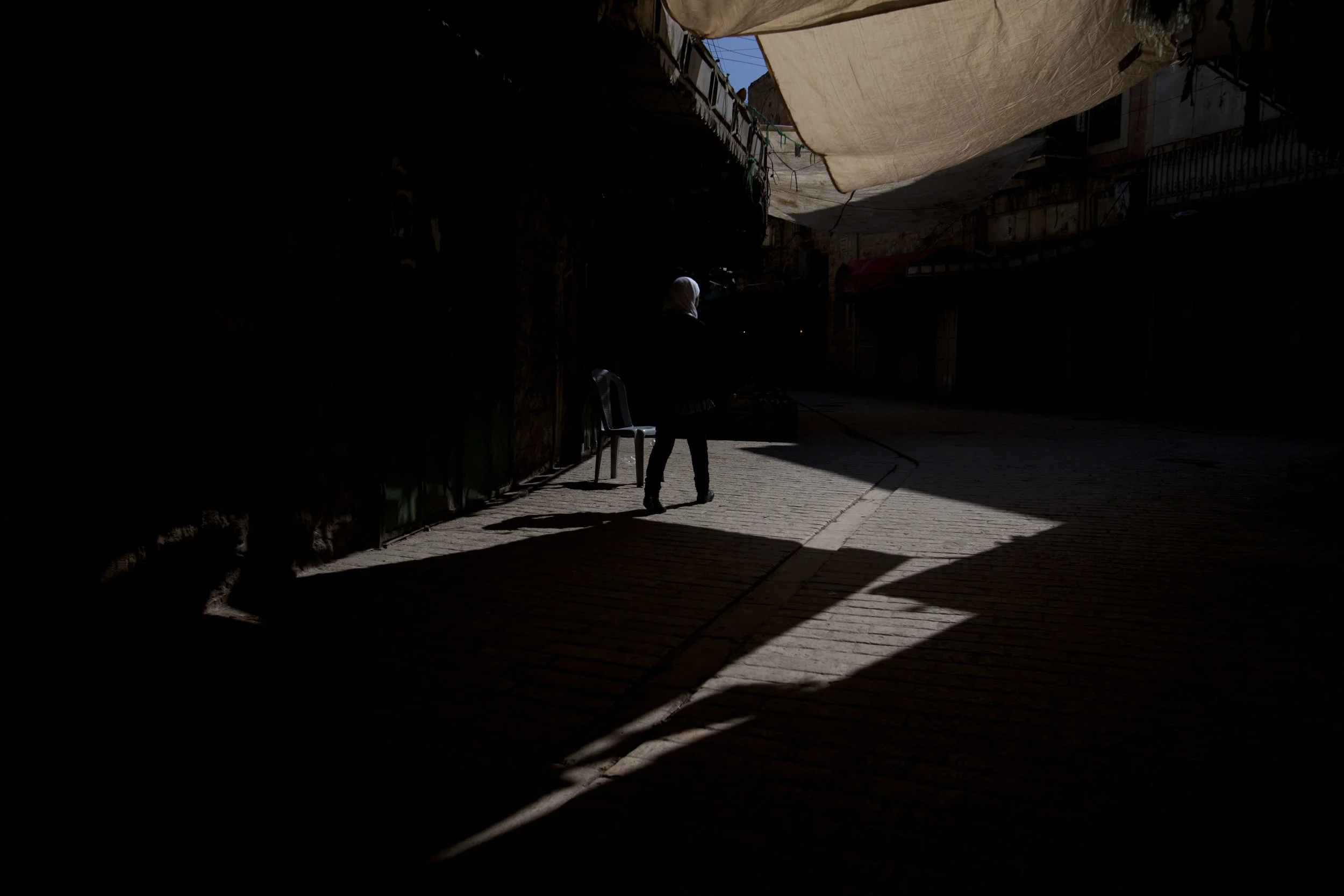 The old city of Hebron, Palestine.