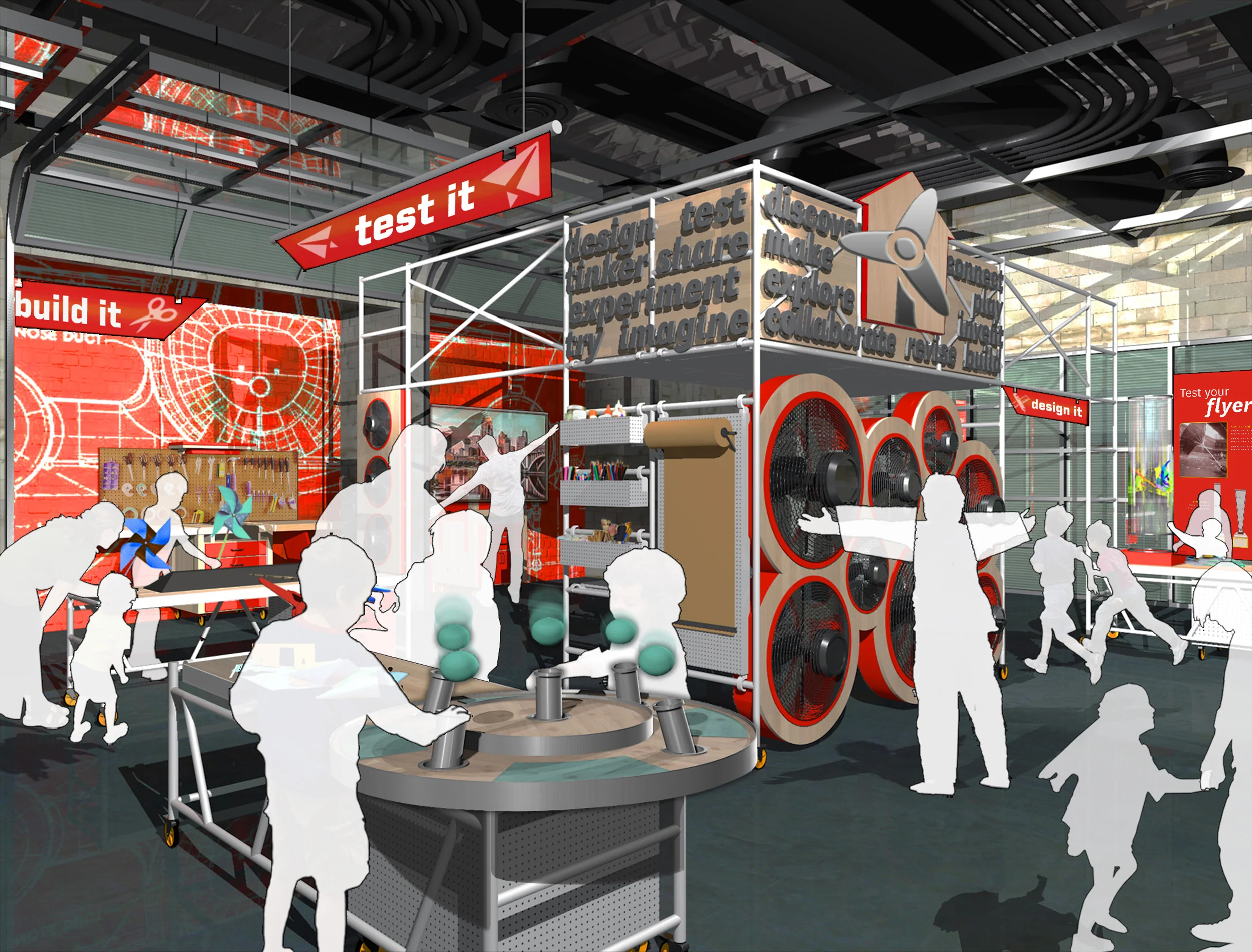 exhibit concept rendering