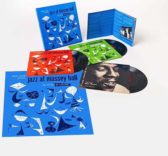 CHARLIE PARKER / DIZZY GILLESPIE / BUD POWELL / CHARLES MINGUS / MAX ROACH | Jazz at Massey Hall: The 10-Inch LP Collection (3-LP Box Set; Record Store Day Exclusive) | (Compilation/Reissue Producer)