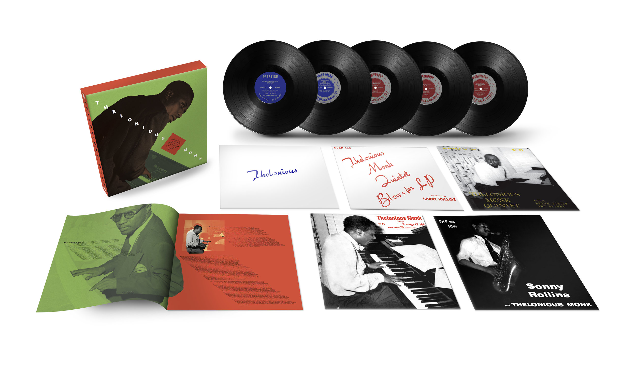 THELONIOUS MONK | The Complete Prestige 10-Inch LP Collection (Vinyl 5-LP Box Set) | (Compilation Producer). Released 12/15/17.#15: Historical Album of the Year, DownBeat Readers Poll (2018)