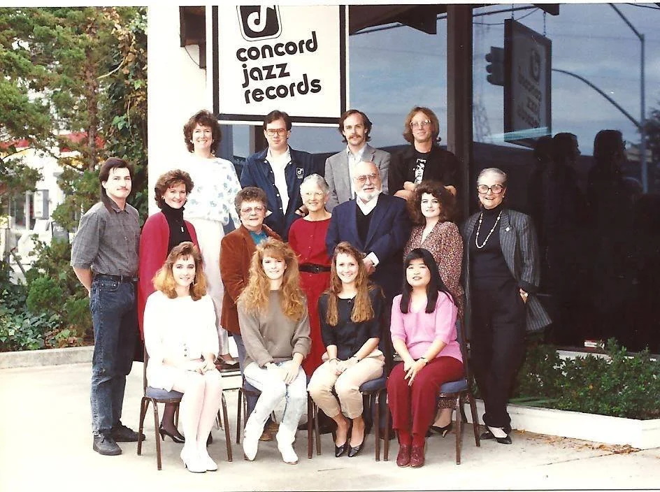 Concord Jazz staff, late 1980s