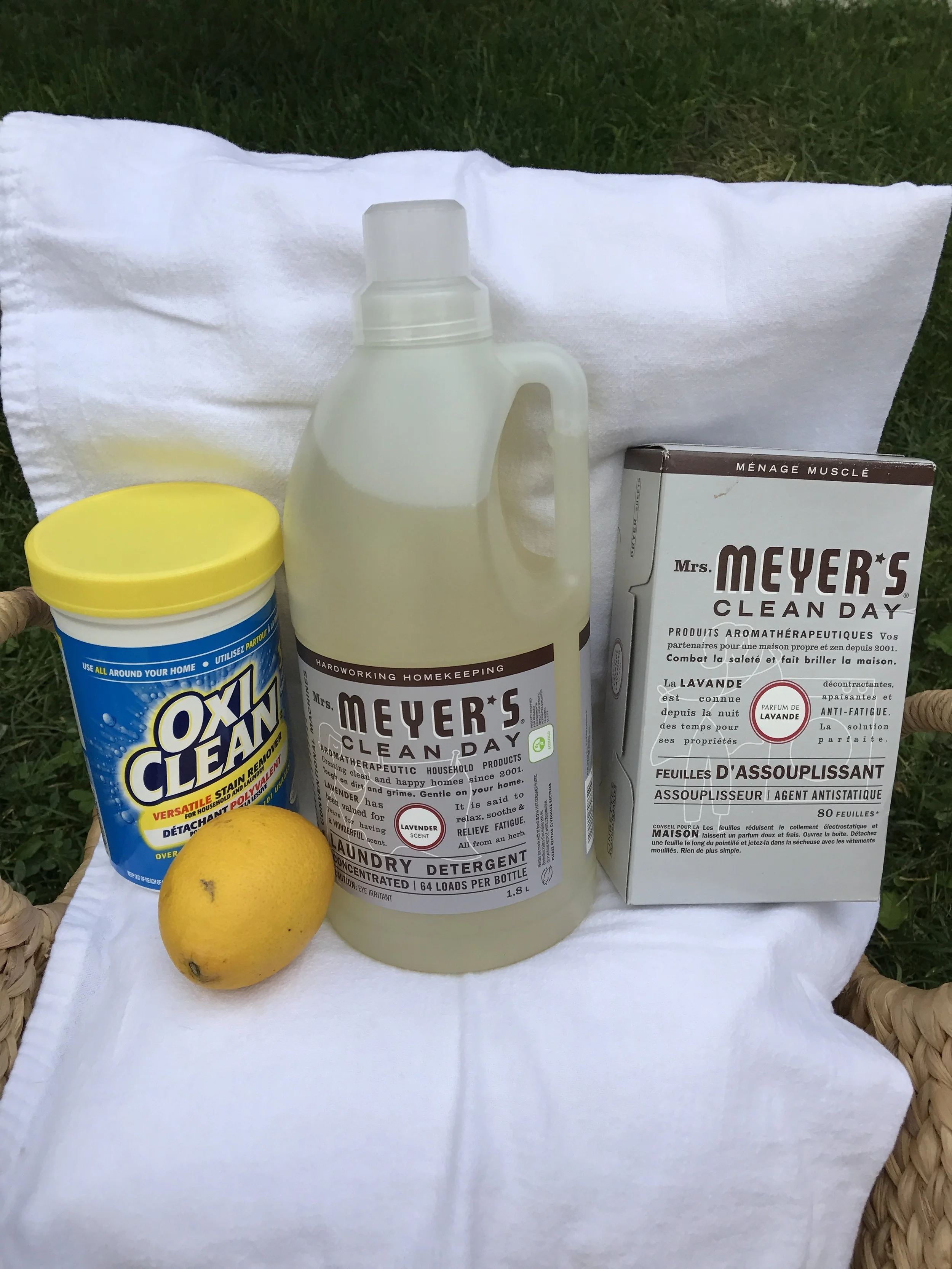 My favourite laundry products. 