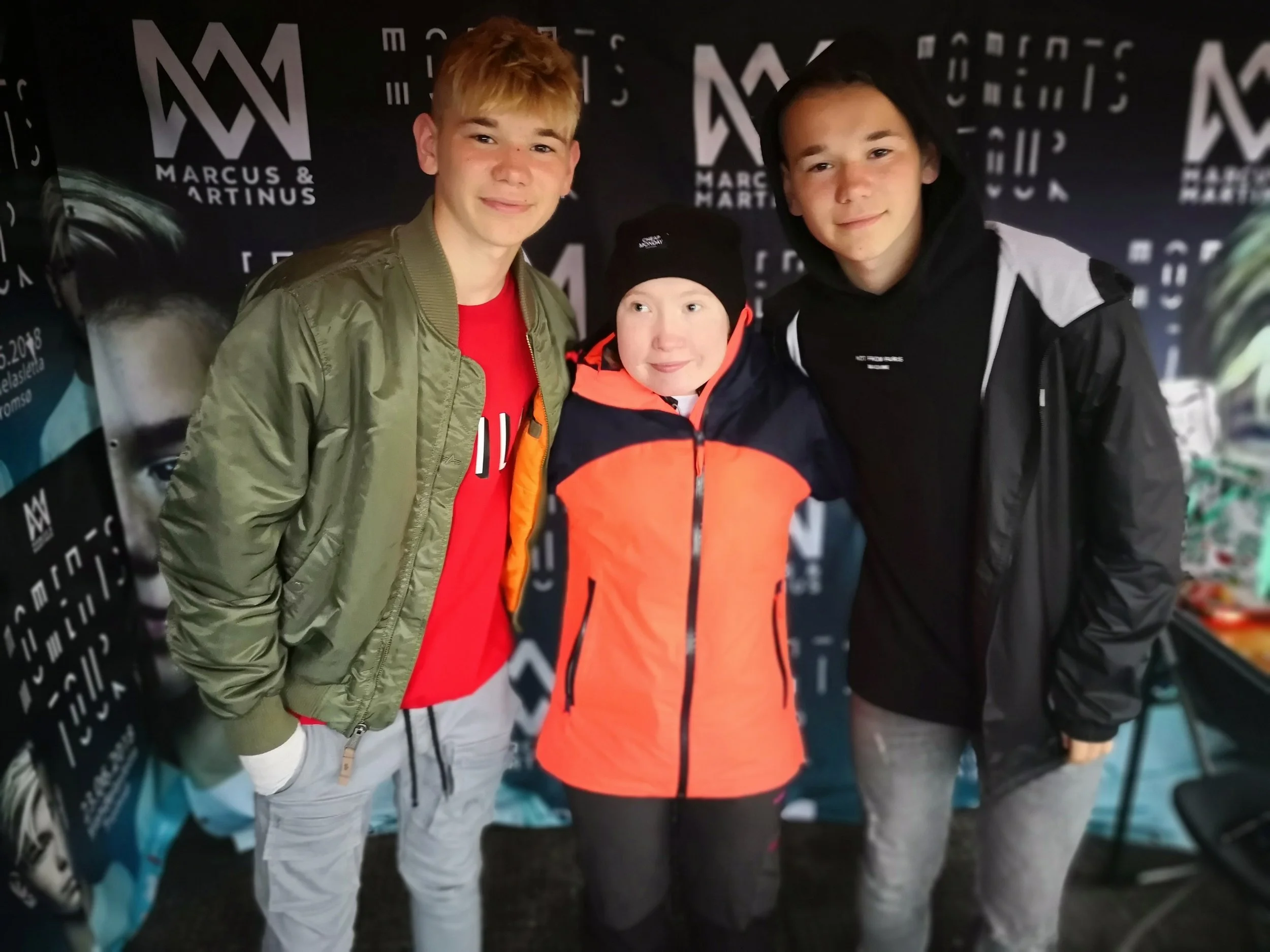 Reporter: Charite Esp, her med Marcus&Martinus. (Dessverre var ikke guttene tilgjengelig for intervju.)