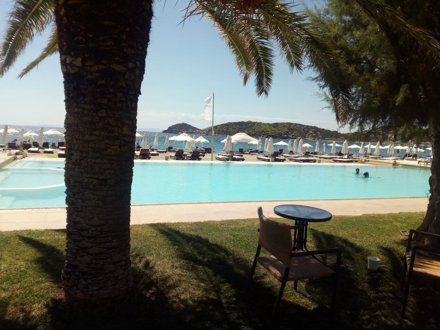 Some days we got to enjoy the pool.