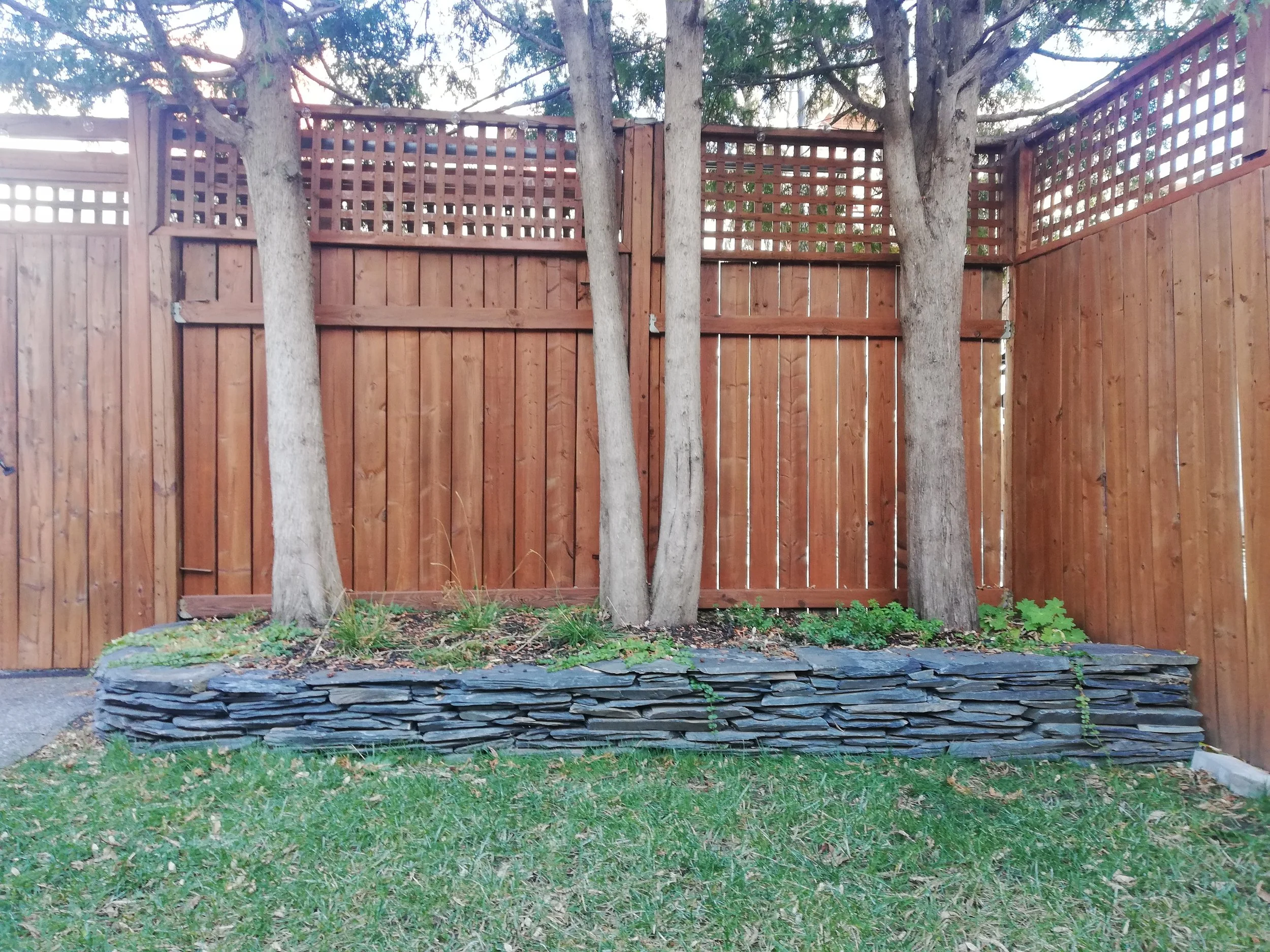 Muret ardoise naturelle