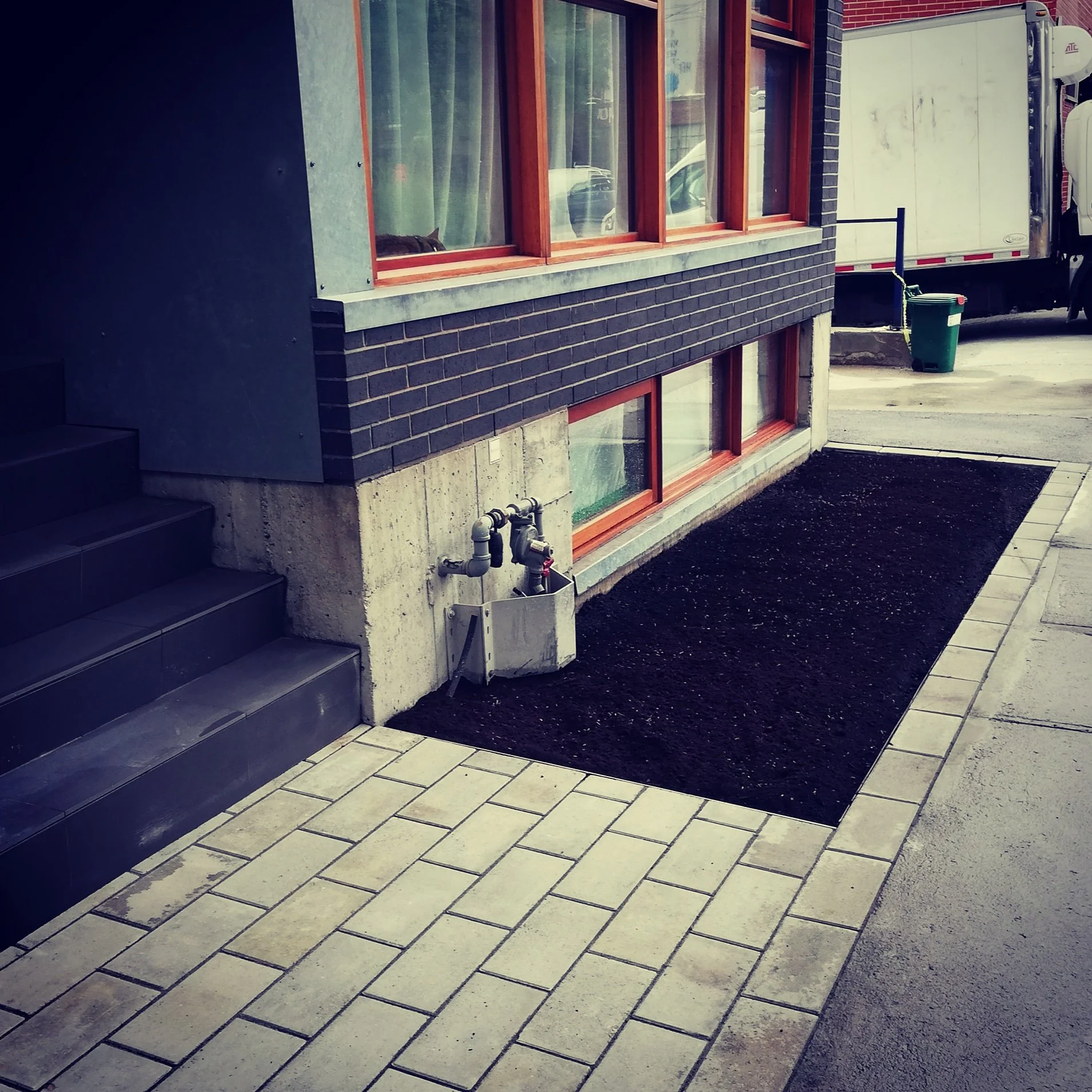 Trttoir en pavés Blu 6x13