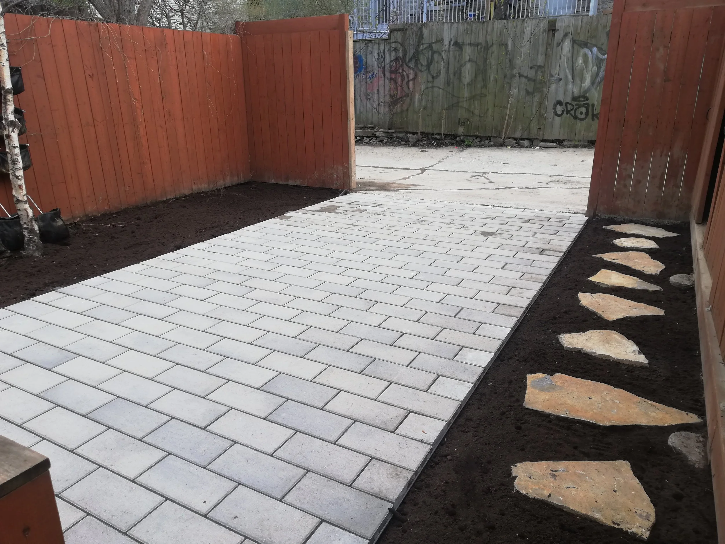 Stationnement en pavés Blu 6x13