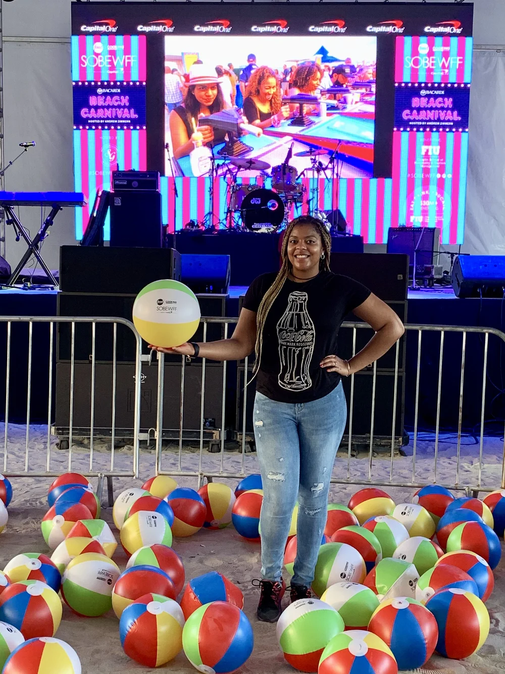 Sand and Beach Balls Go Together!
