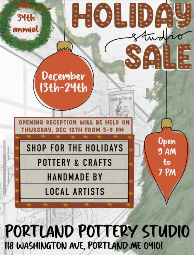 34th Annual Portland Pottery Holiday Sale